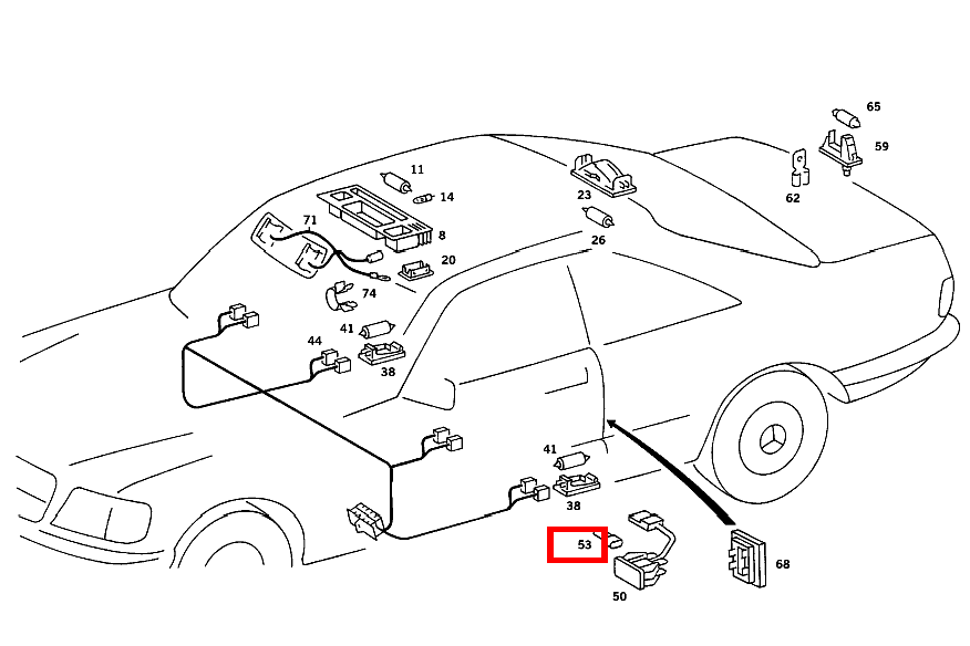 ISOLIERHUELSE 420 SEC COUPE mit Automatic 126 ISOLIERHUELSE 420 SEC COUPE mit Automatic 126