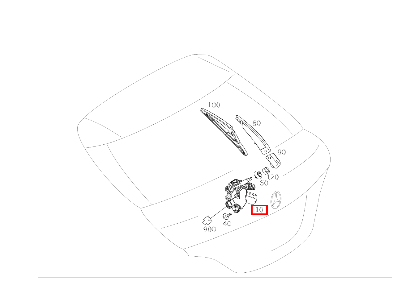 Wischermotor CLA 200 Shooting Brake 212 Wischermotor CLA 200 Shooting Brake 212