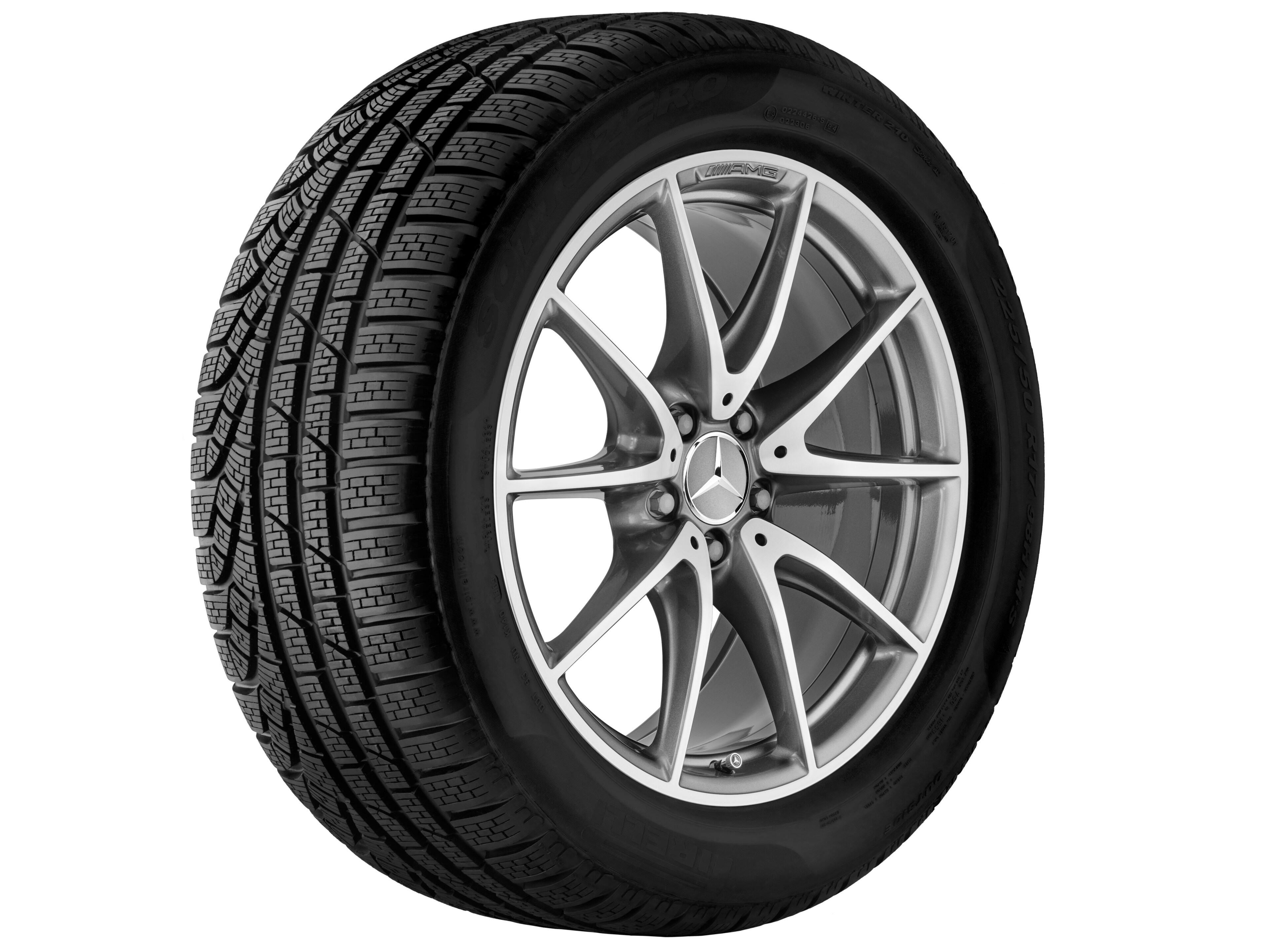 Mercedes-Benz - AMG 10-Speichen-Rad, 48,3 cm (19 Zoll) AMG 10-Speichen-Rad, 48,3 cm (19 Zoll)
