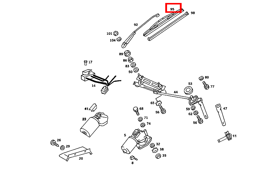 Wischerblatt 450 SLC 107