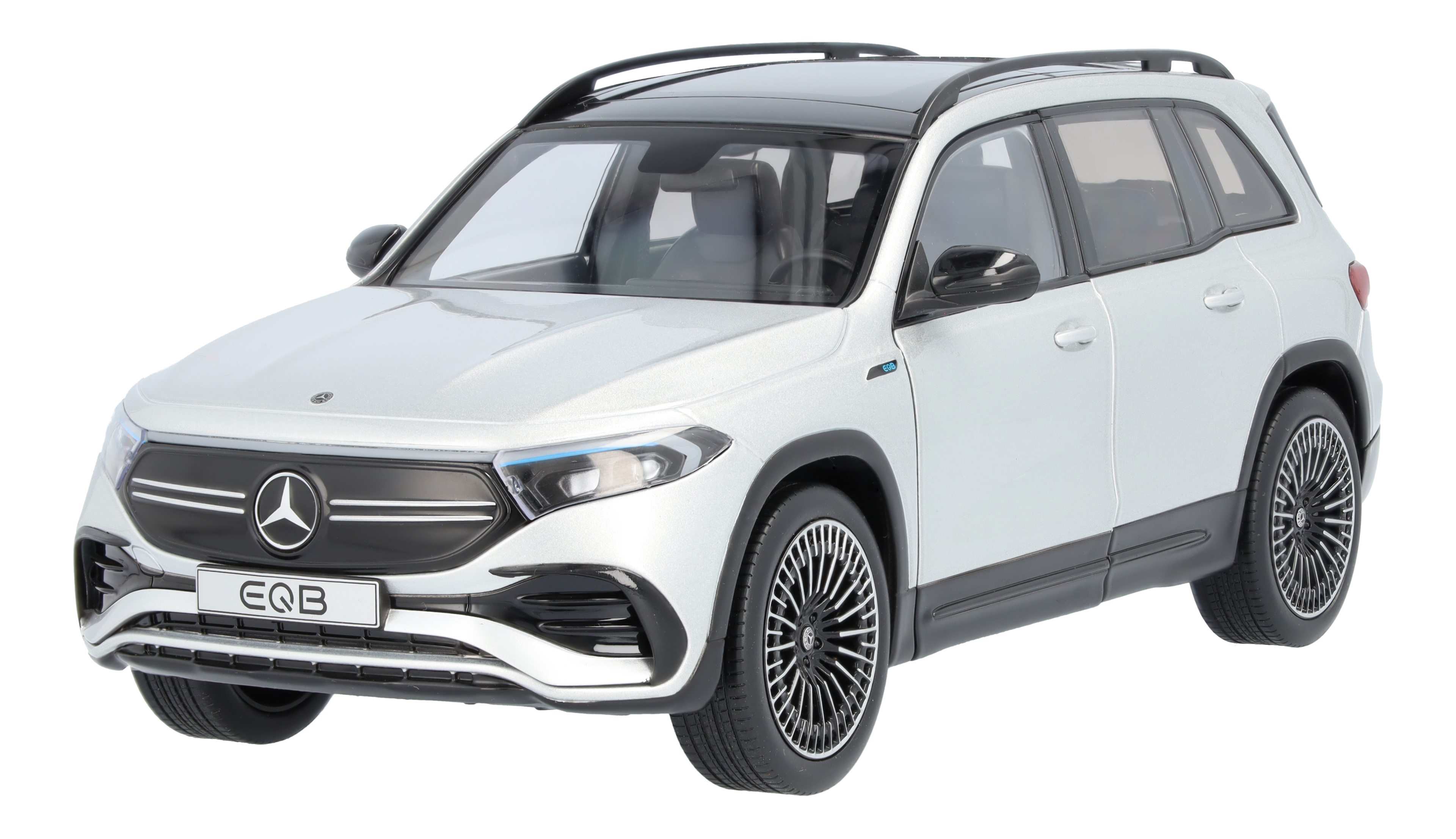Mercedes-Benz - EQB, AMG Line, X243 iridiumsilber, NZG, 1:18