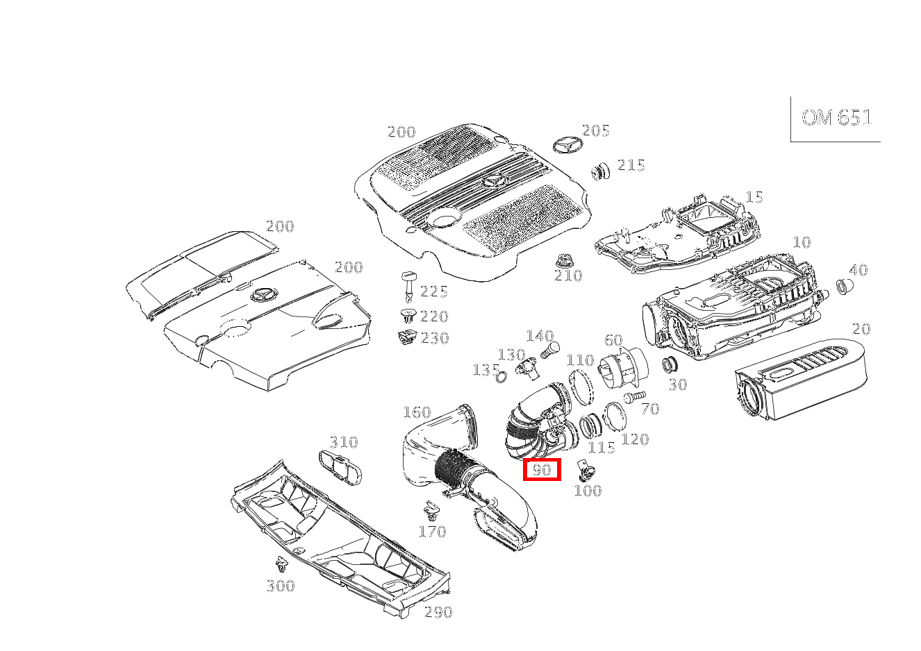 Luftleitung GLC2504M 253 Luftleitung GLC2504M 253
