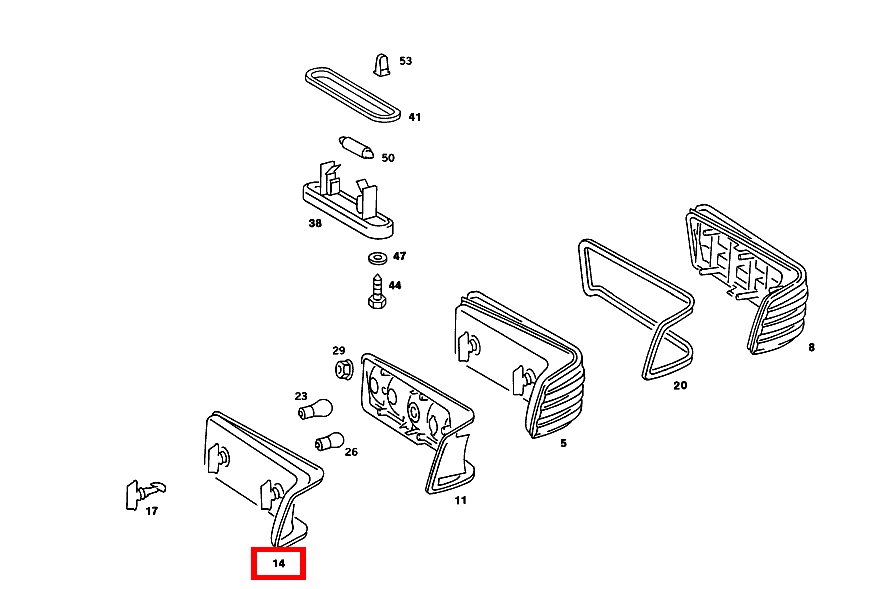 Lampenträger LINKS 190 E 2.5-16 EVOLUTION II 201 Lampenträger LINKS 190 E 2.5-16 EVOLUTION II 201