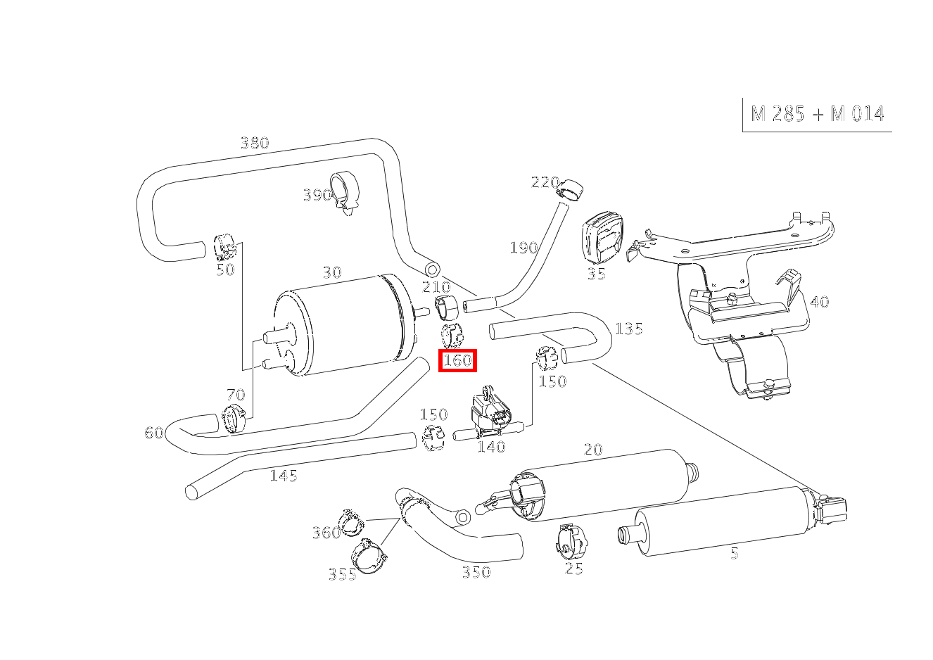 Schlauchschelle SCHLAUCH AN KRAFTSTOFFILTER; 13-14.5 MM Maybach 62 S (langer Radstand) 240 Schlauchschelle SCHLAUCH AN KRAFTSTOFFILTER; 13-14.5 MM Maybach 62 S (langer Radstand) 240