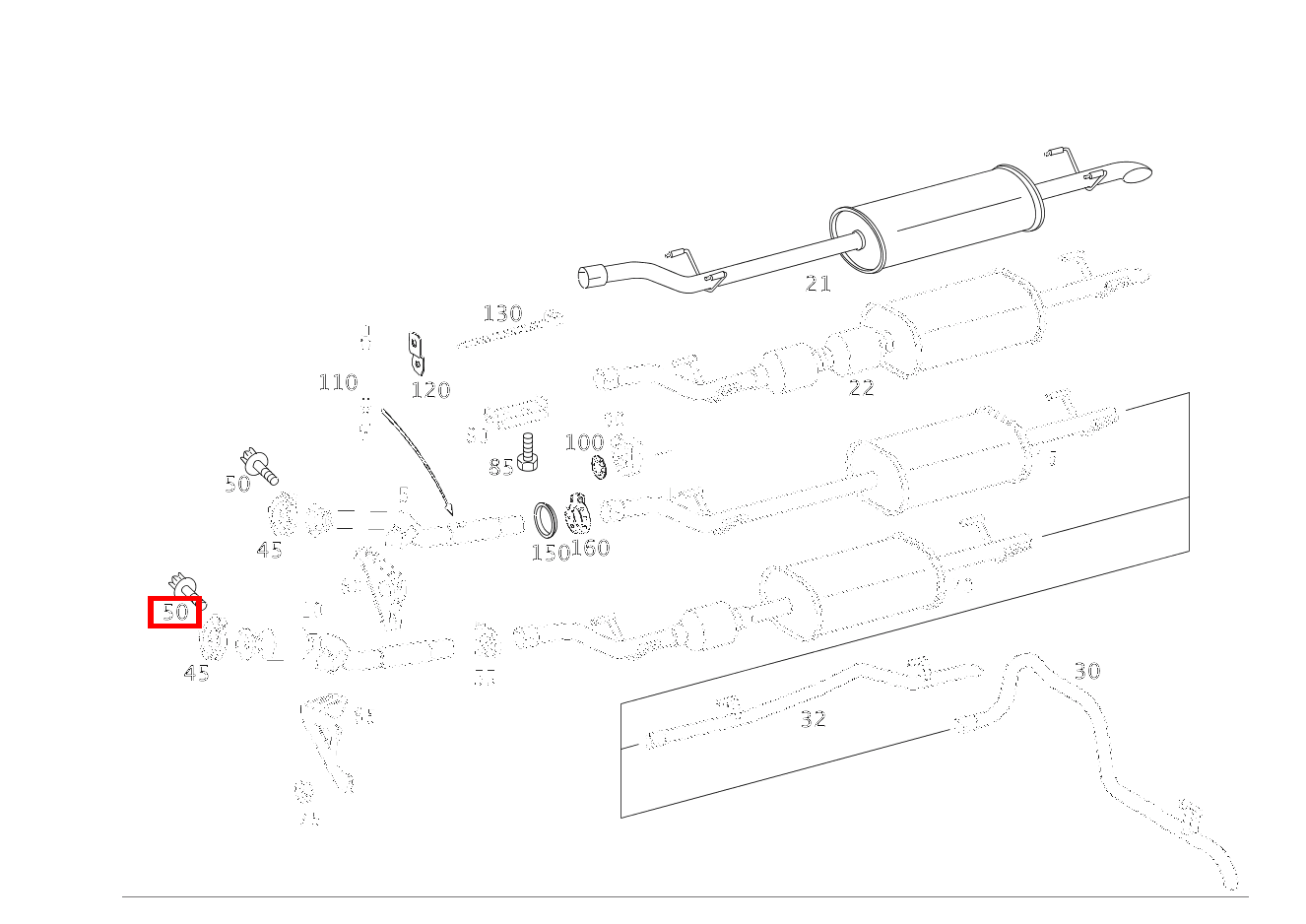 Sechsrundschraube M8X40 416 4X2 3550 460 Sechsrundschraube M8X40 416 4X2 3550 460