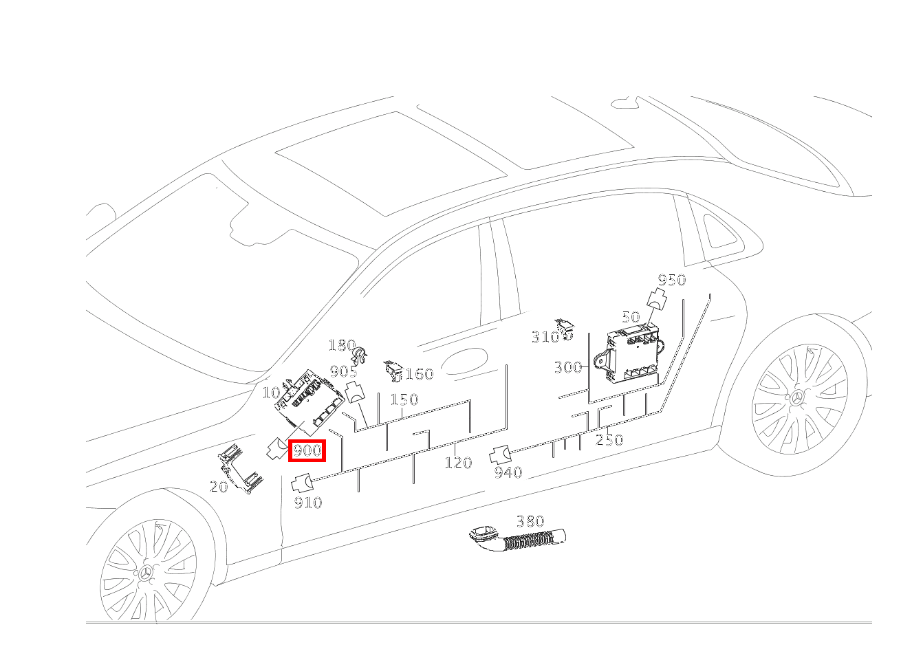 Buchsengehäuse TUERSTEUERGERAET VORN, SCHWARZ N69/1, N69/2; 8-PIN MQS Mercedes-Maybach S 560 4MATIC 222 Buchsengehäuse TUERSTEUERGERAET VORN, SCHWARZ N69/1, N69/2; 8-PIN MQS Mercedes-Maybach S 560 4MATIC 222