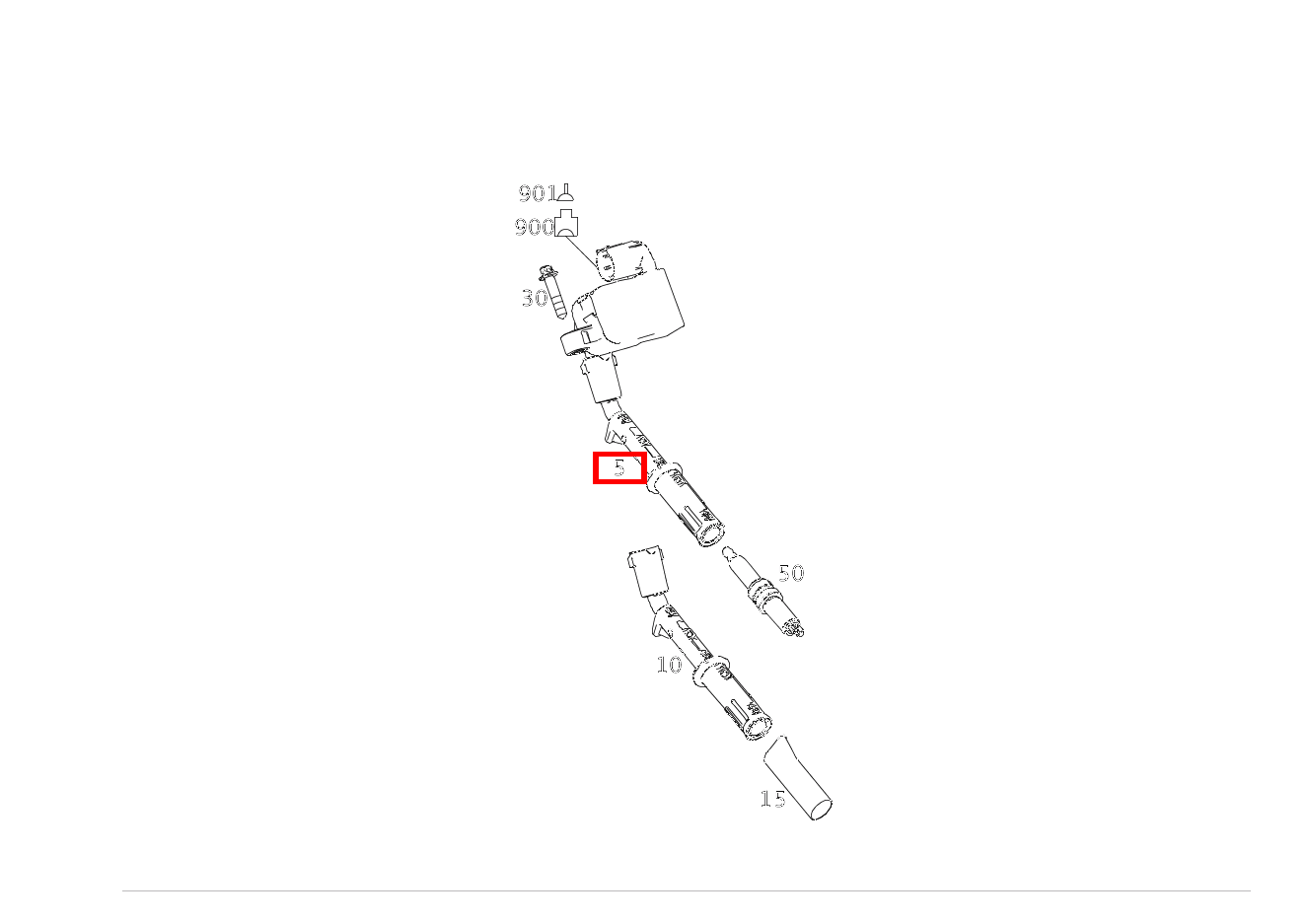 Zündspule Rechts CLS500 4M S 218 Zündspule Rechts CLS500 4M S 218