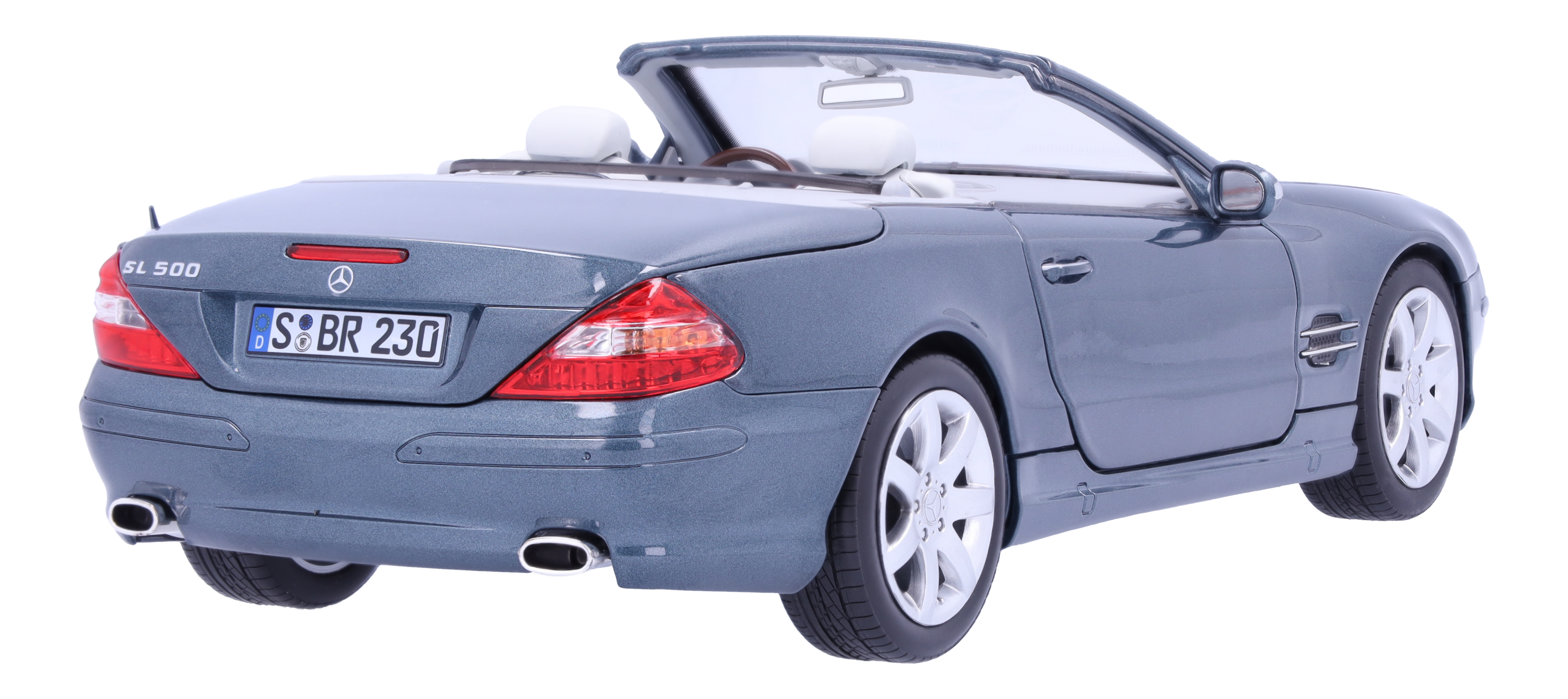 SL 500 R 230 (2001-2006) topasblau, Norev, 1:18
