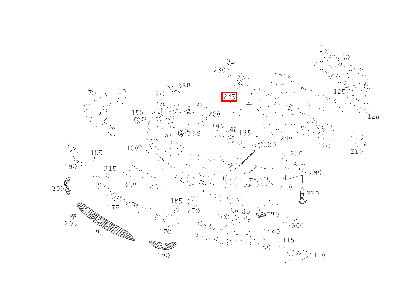 Platte RECHTS CL 65 AMG Coupé 215 Platte RECHTS CL 65 AMG Coupé 215