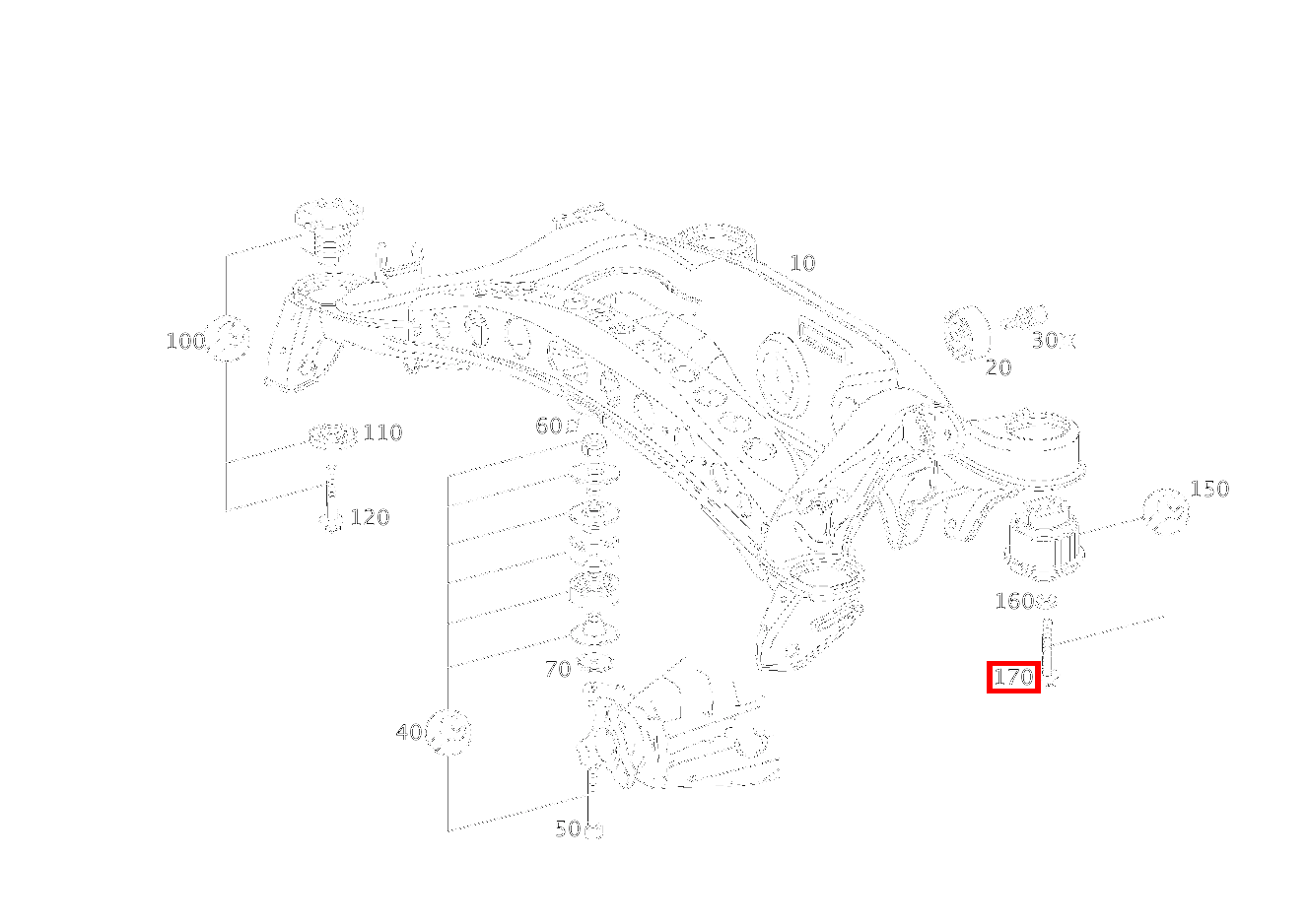 Schraube, Sonderform HINTERACHSTRAEGER AN RAHMENBODEN HINTEN; M12 X 1.5 X 71.5 E280 210 Schraube, Sonderform HINTERACHSTRAEGER AN RAHMENBODEN HINTEN; M12 X 1.5 X 71.5 E280 210