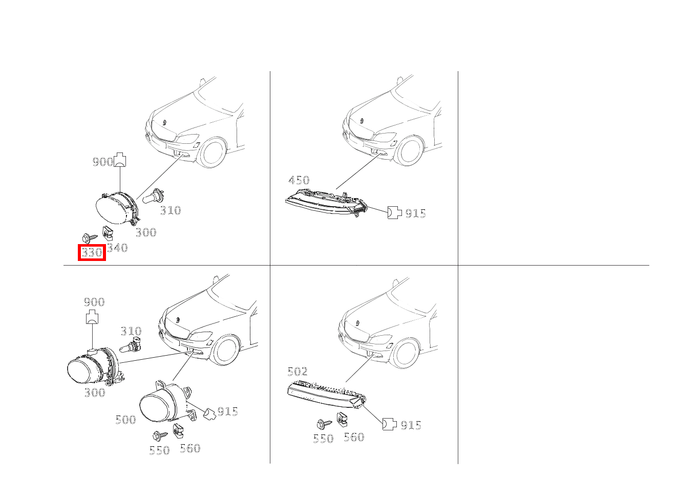 Blechschraube BEFESTIGUNG NEBELSCHEINWERFER; ST4.8X25-R-B C 180 KOMPRESSOR T-Modell BlueEFFICIENCY 240
