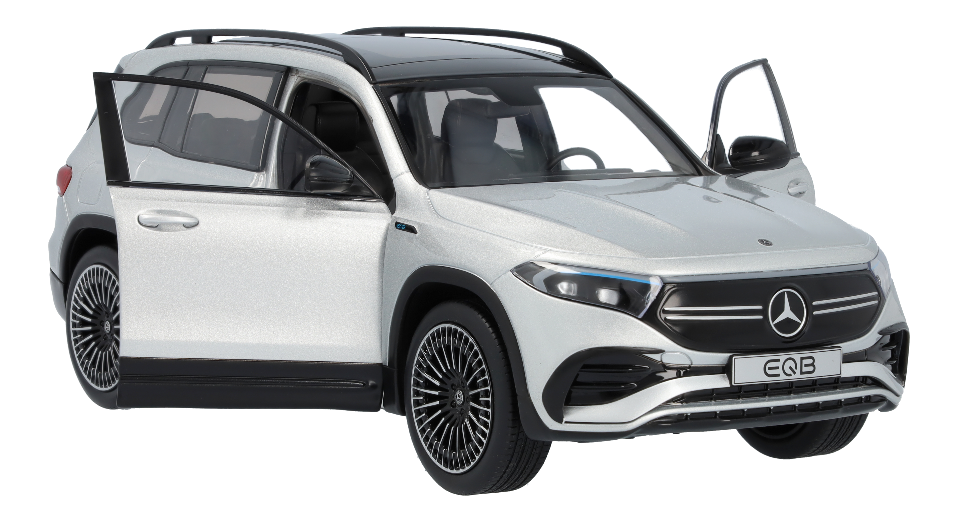Mercedes-Benz - EQB, AMG Line, X243 iridiumsilber, NZG, 1:18