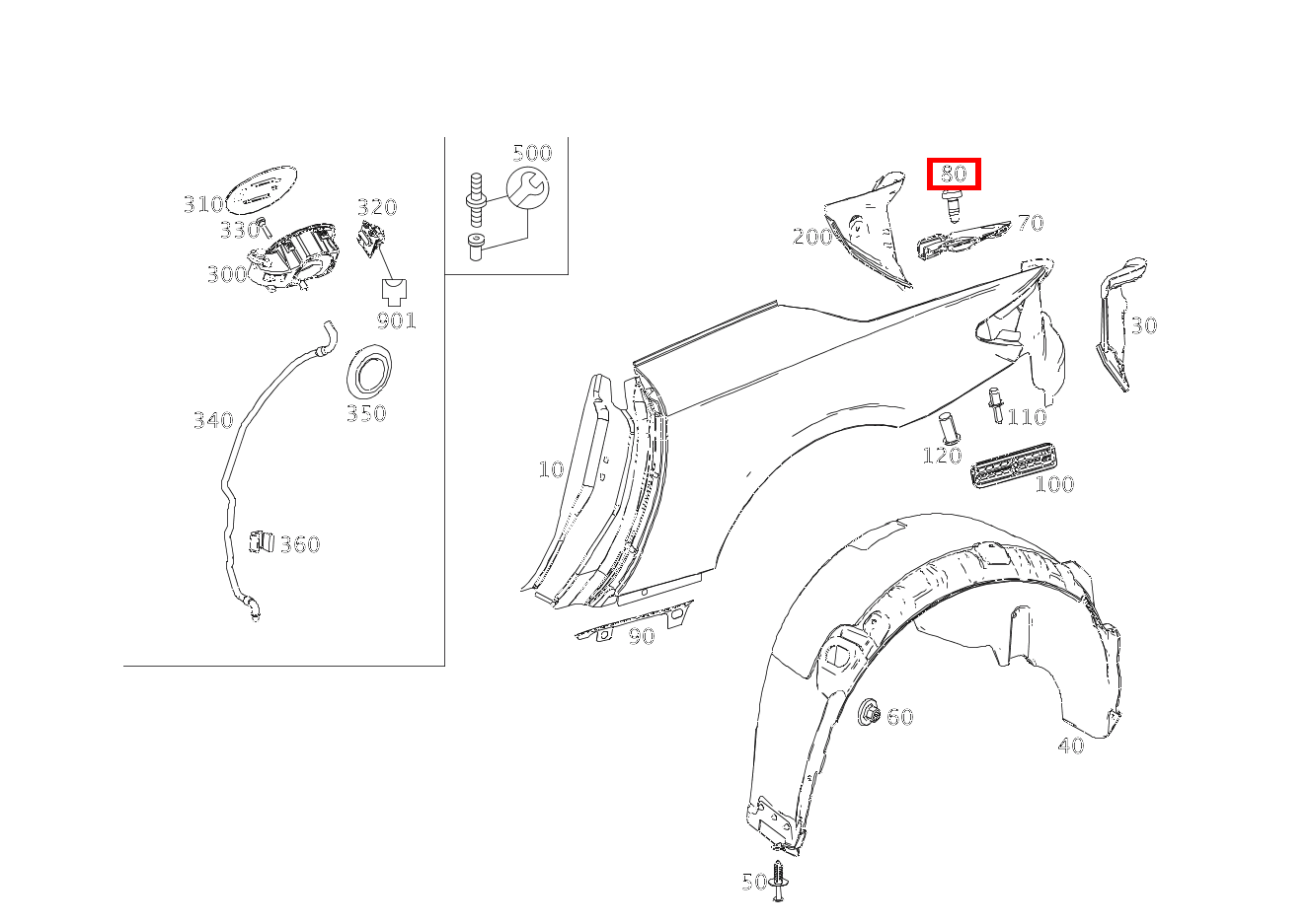 Sechsrundschraube BEFESTIGUNG ABSTUETZUNG RECHTS; M6X12 SL65 AMG 231 Sechsrundschraube BEFESTIGUNG ABSTUETZUNG RECHTS; M6X12 SL65 AMG 231