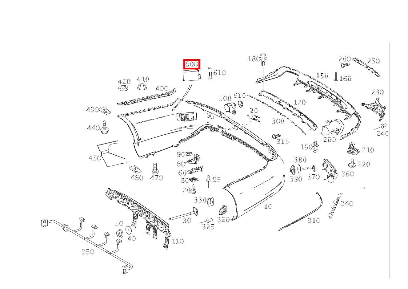 Radarsensor Mitte CLS 350 SB 4Matic 218