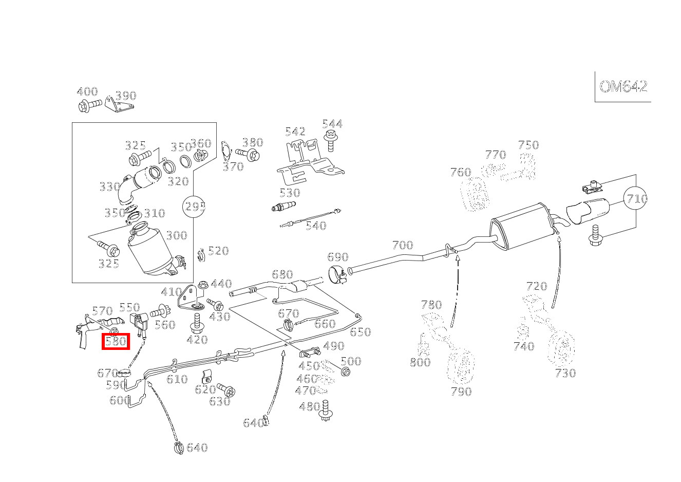 Sechskantmutter DRUCKSENSOR AN HALTER; M6 CLK 320 CDI Coupé 209