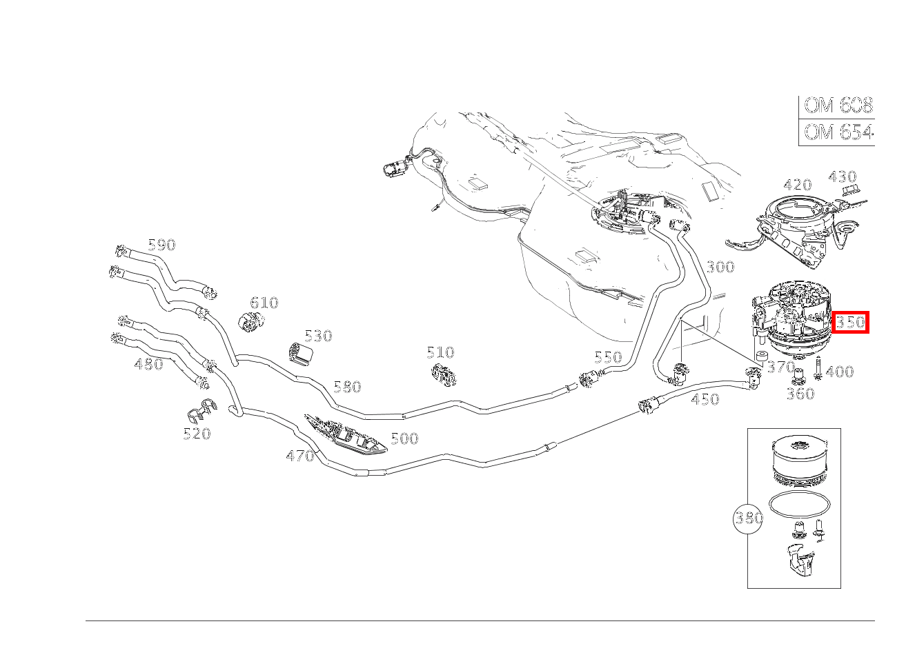 Kraftstofffilter A 180 d Kompaktlimousine 205 Kraftstofffilter A 180 d Kompaktlimousine 205