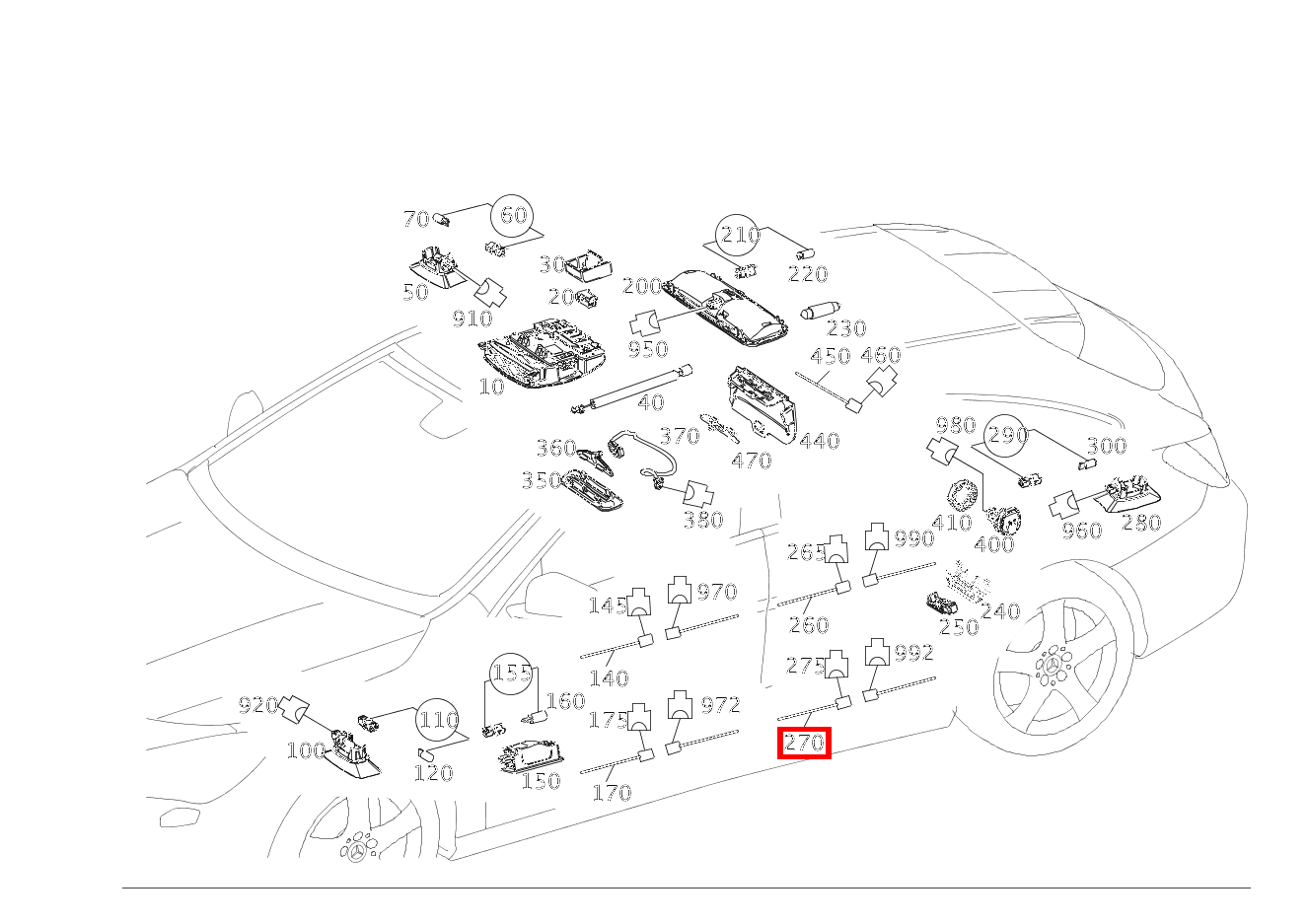 Innenraumleuchte BELEUCHTUNG ARMLEHNE RECHTS CLA 220 4MATIC Shooting Brake SCORE! 117 Innenraumleuchte BELEUCHTUNG ARMLEHNE RECHTS CLA 220 4MATIC Shooting Brake SCORE! 117
