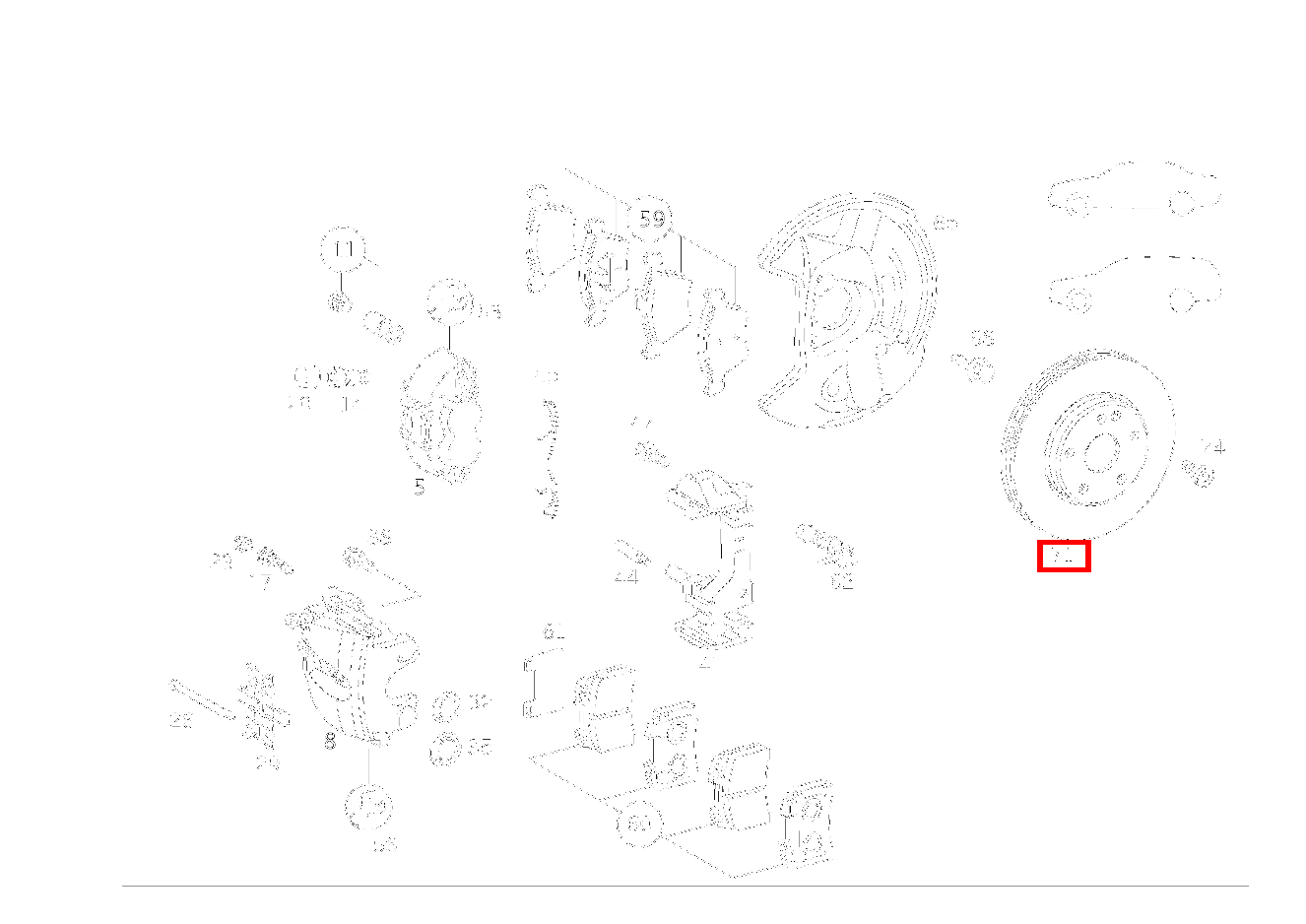 Bremsscheibe E 250 D (I,P,GR) 210 Bremsscheibe E 250 D (I,P,GR) 210