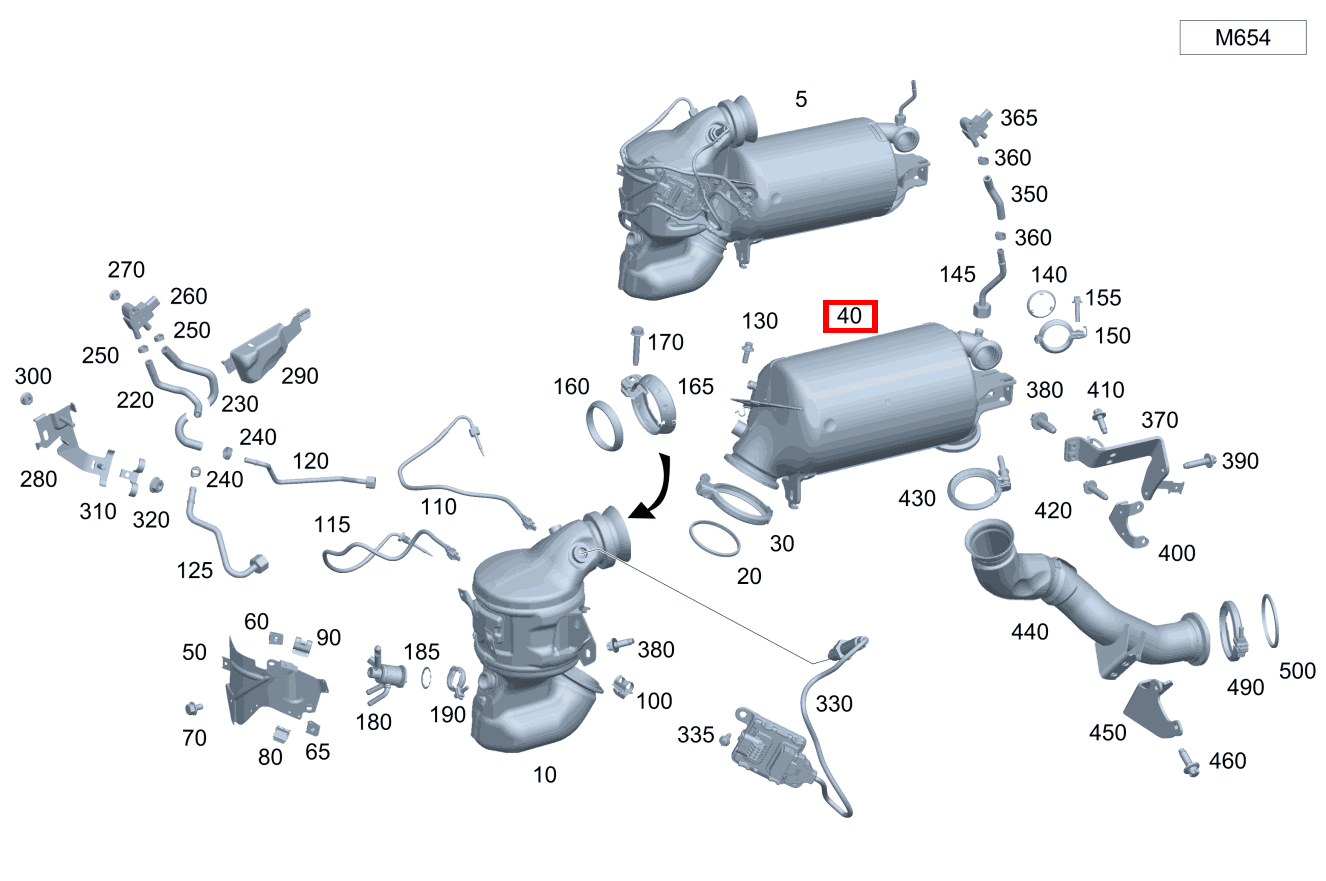 Dieselpartikelfilter Partikelfilter E 300 de T-Modell "Das Taxi" 213 Dieselpartikelfilter Partikelfilter E 300 de T-Modell "Das Taxi" 213