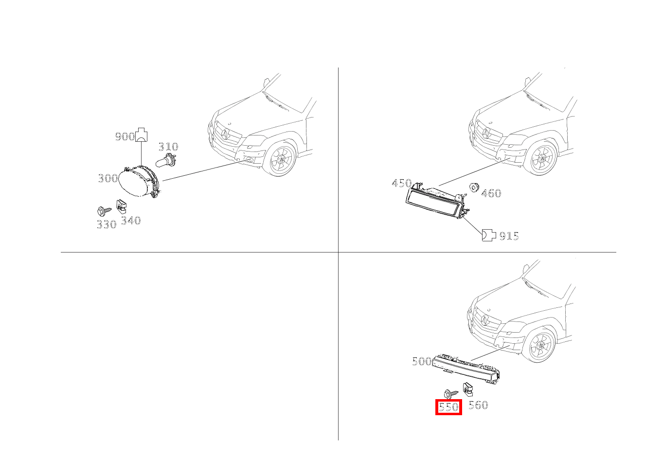 Blechschraube BEFESTIGUNG TAGFAHRLICHT, LINKS UND RECHTS; ST4.8X25-R-B GLK220BT 4M 204