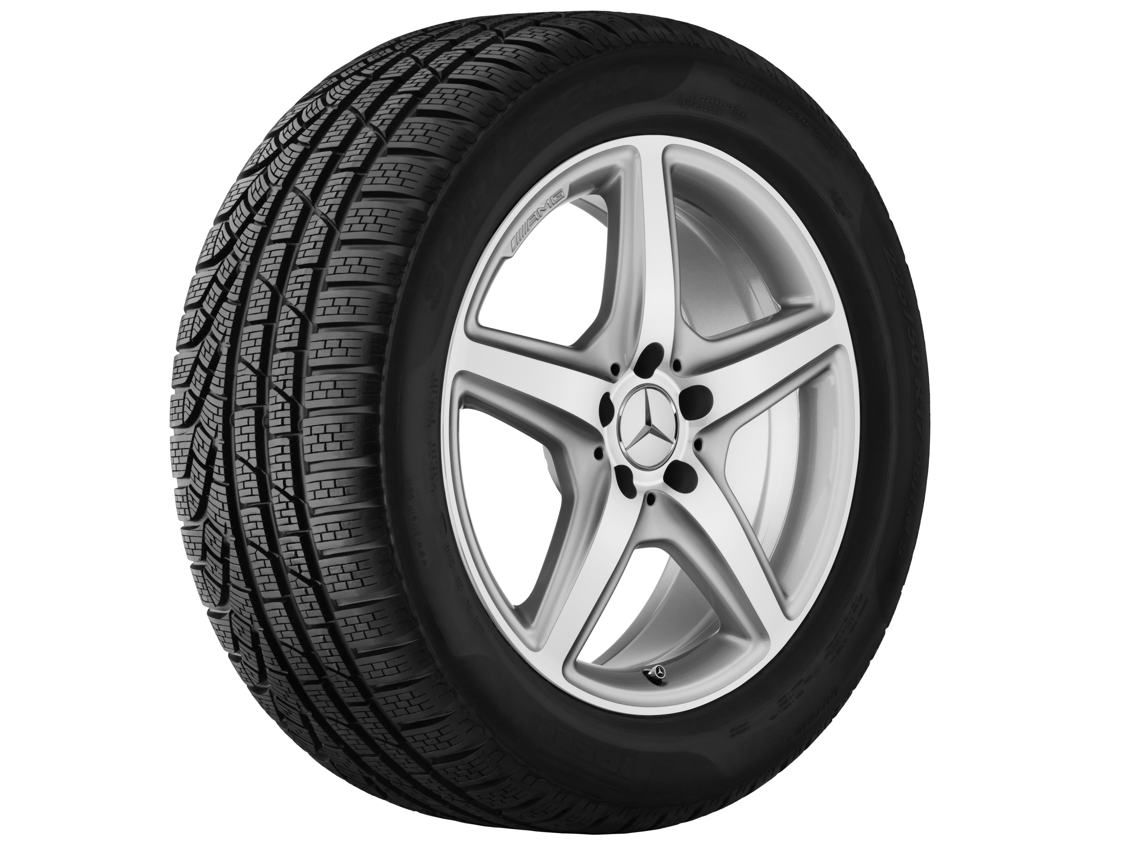 Mercedes-Benz - AMG 5-Speichen-Rad, 48,3 cm (19 Zoll) AMG 5-Speichen-Rad, 48,3 cm (19 Zoll)