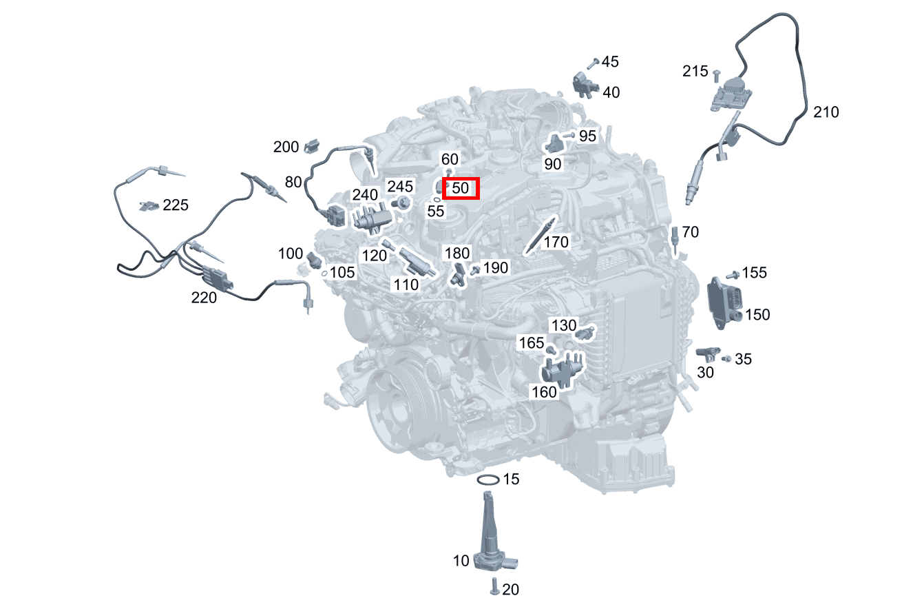 Positionssensor Nockenwelle A 220 d Limousine 177 Positionssensor Nockenwelle A 220 d Limousine 177