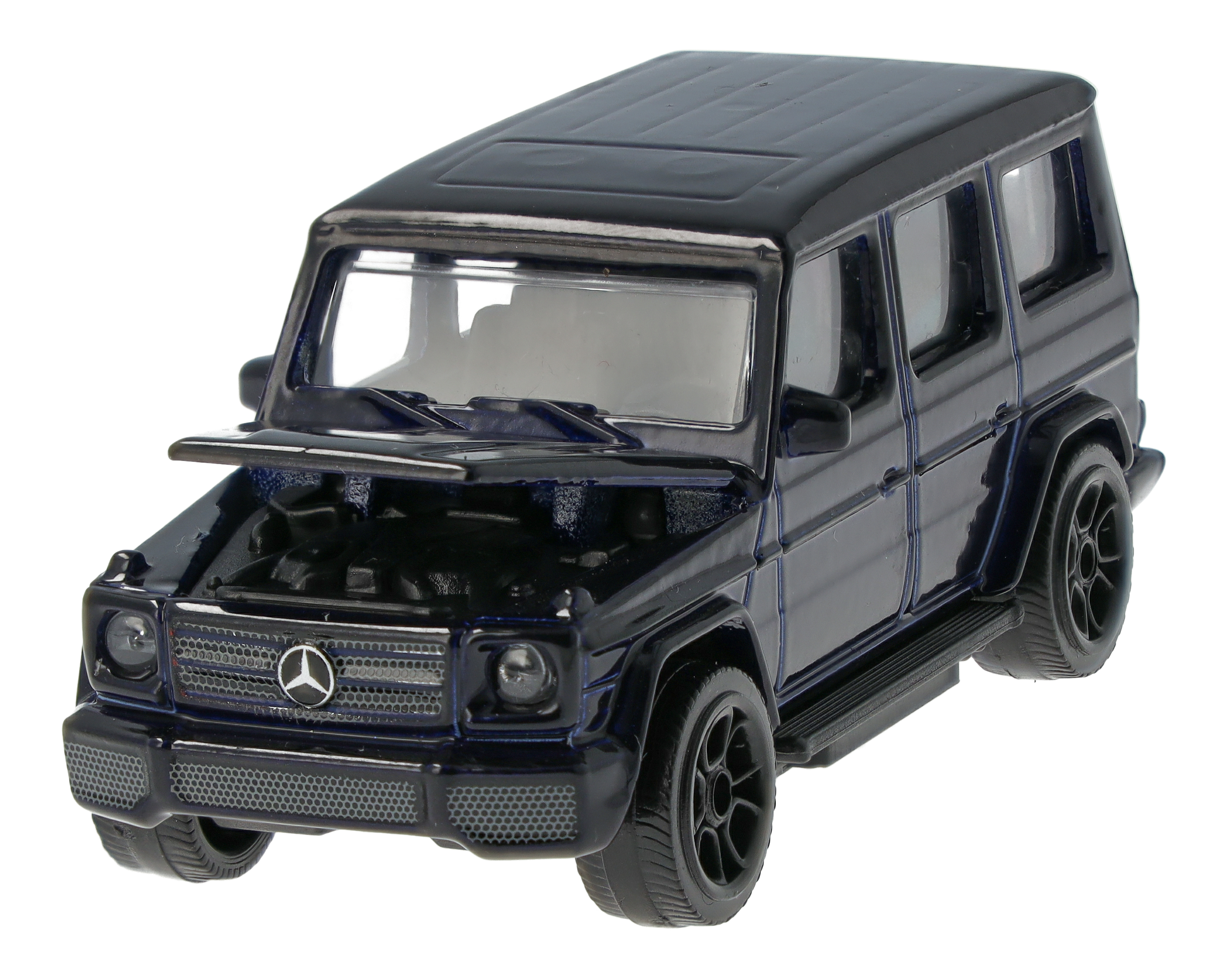 Mercedes-Benz - G-Klasse, Geländewagen, AMG Line, W463 mysticblau, Majorette, 7,62 cm (3 Zoll)