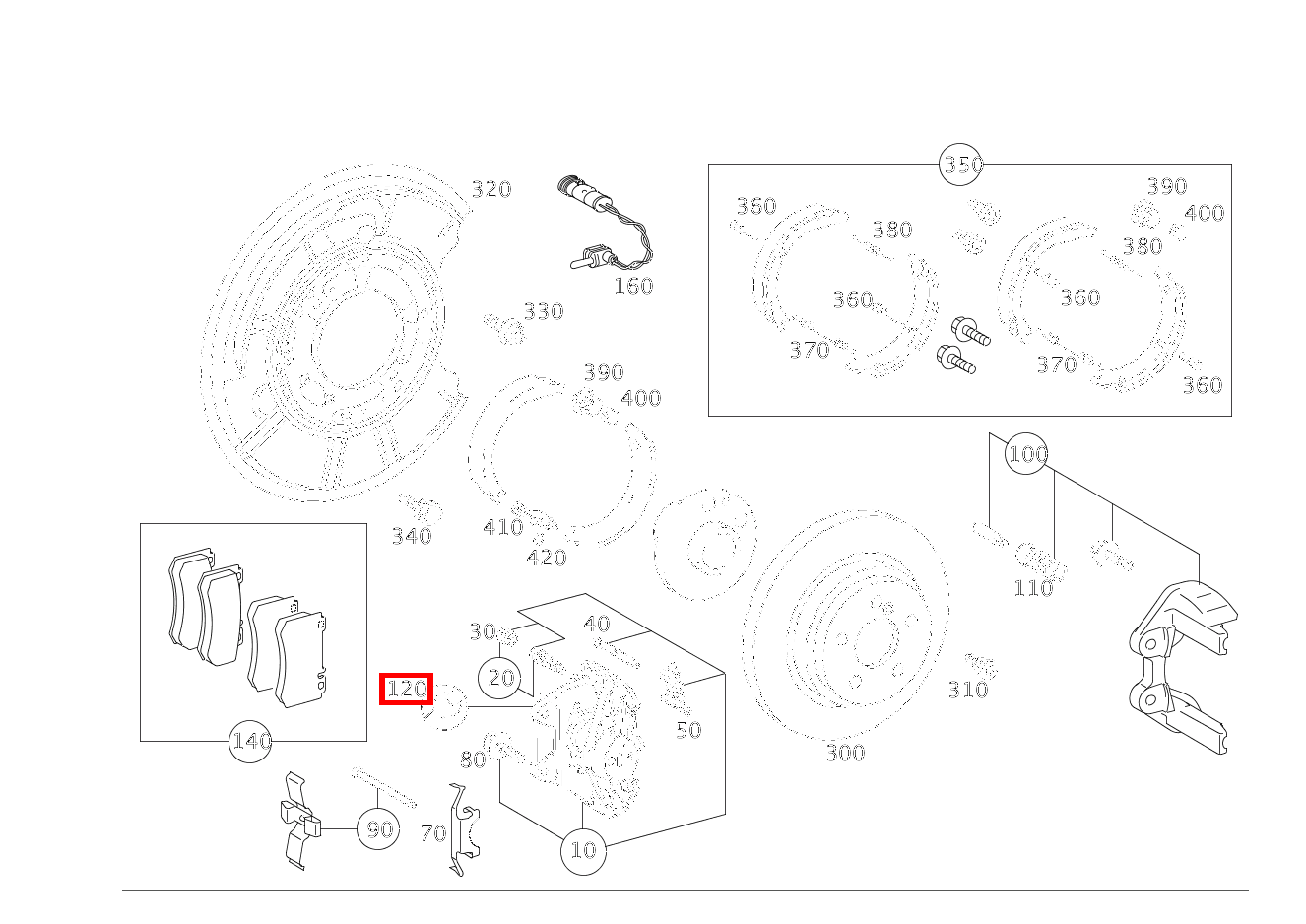 Reparatursatz Manschette REPARATURSATZ BREMSSATTEL für CL 216, S  
