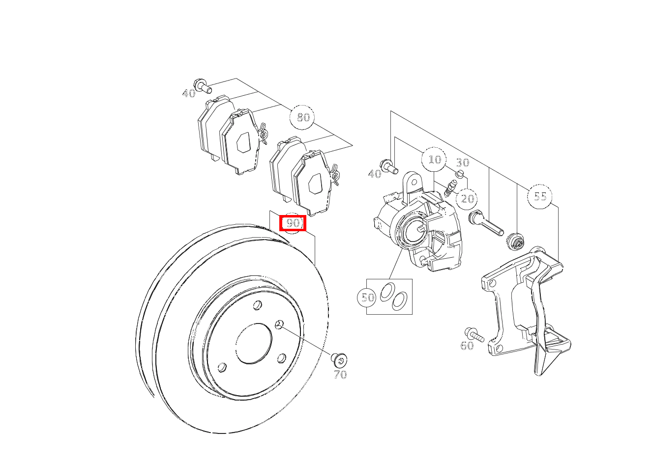 BREMSSCHEIBE UNBELUEFTET SCHEIBENBREMSE GLC 300 de 4MATIC 254 BREMSSCHEIBE UNBELUEFTET SCHEIBENBREMSE GLC 300 de 4MATIC 254