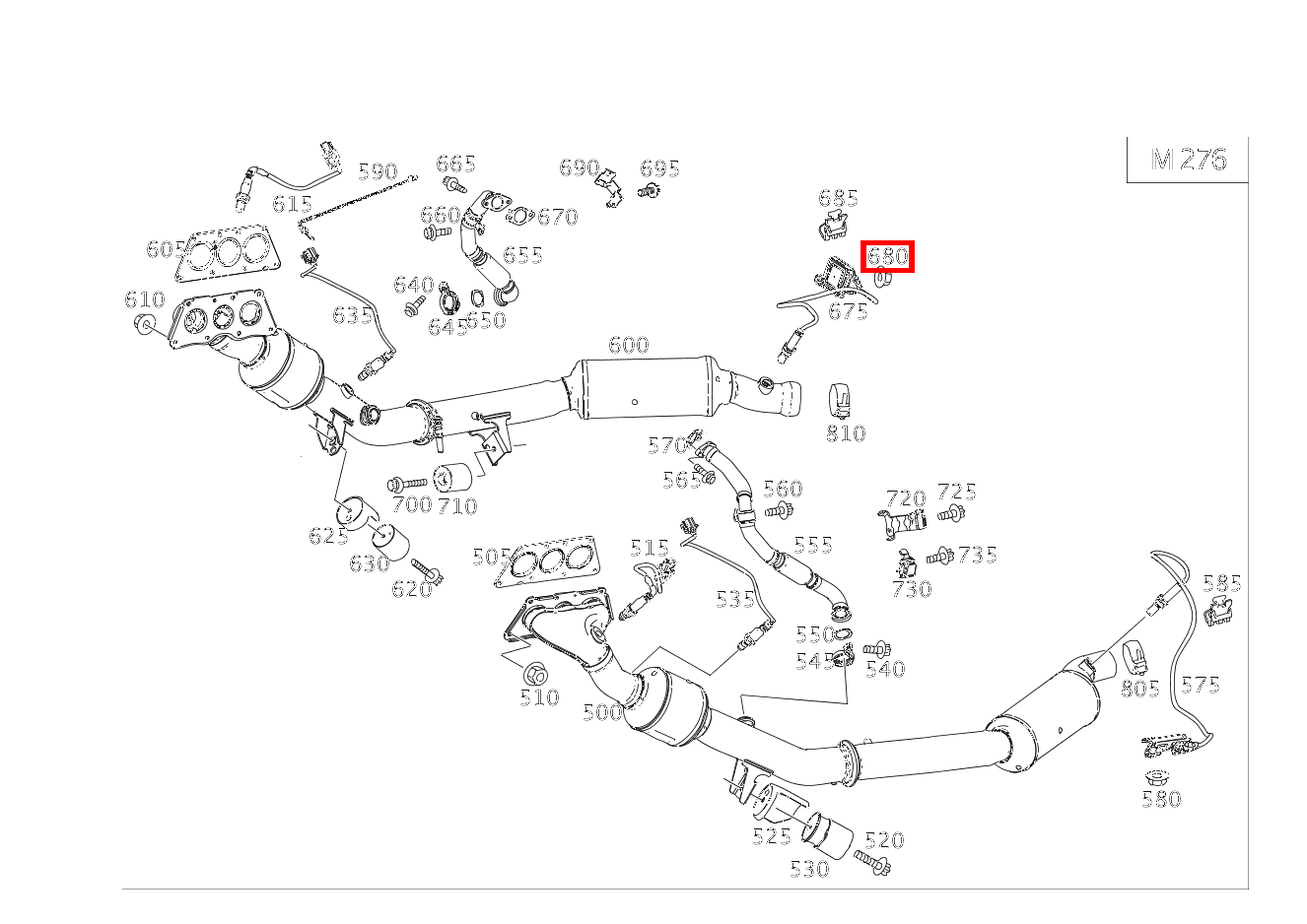 KUNSTSTOFFMUTTER Befestigung NOX-Sensor R 350 CGI L 4MATIC BlueEff 251