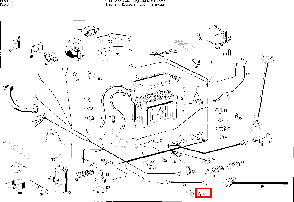 Durchführungstülle FÜR LEITUNGSSATZ AN HALTER 220 SE b/C 111