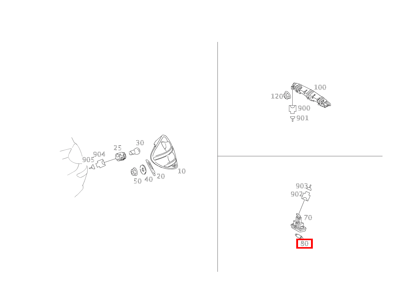Glühlampe KENNZEICHENLEUCHTE; 12V-5W SLK 55 AMG Roadster 171