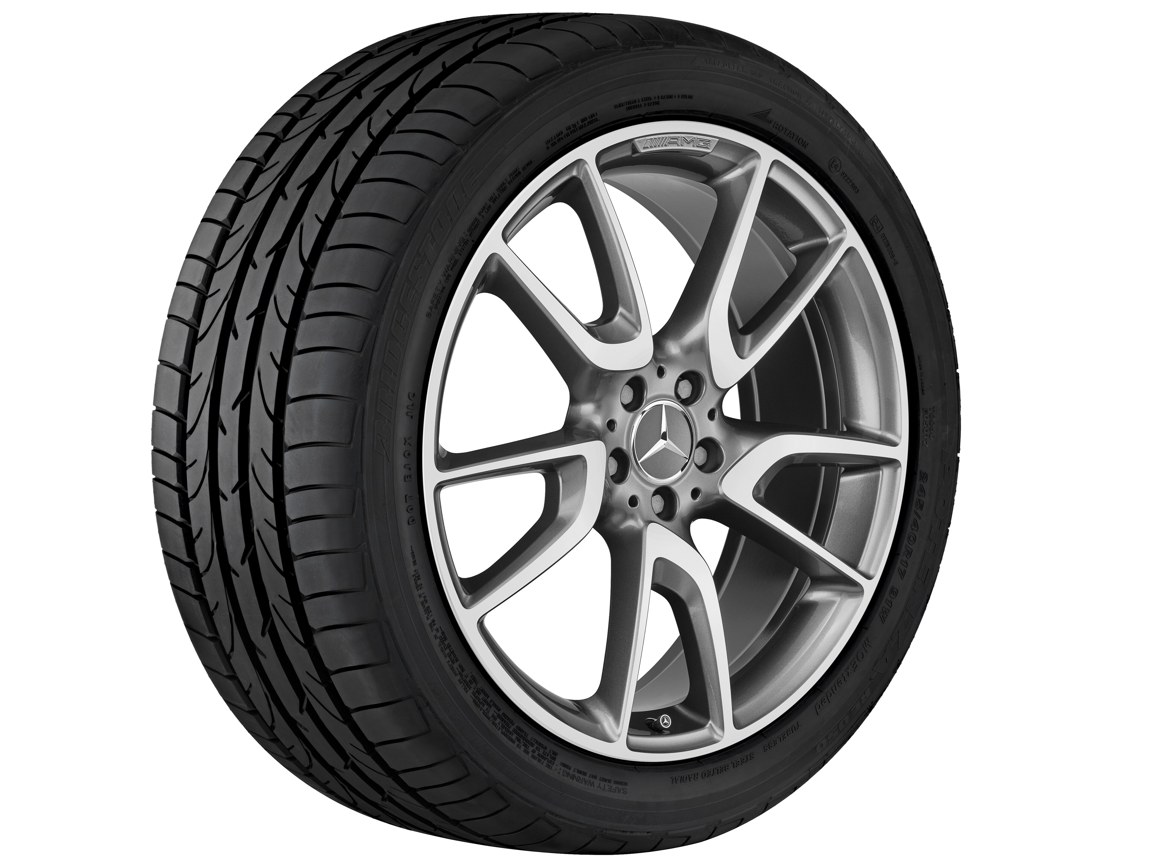 Mercedes-Benz - AMG 5-Doppelspeichen-Rad, 53,3 cm (21 Zoll) AMG 5-Doppelspeichen-Rad, 53,3 cm (21 Zoll)