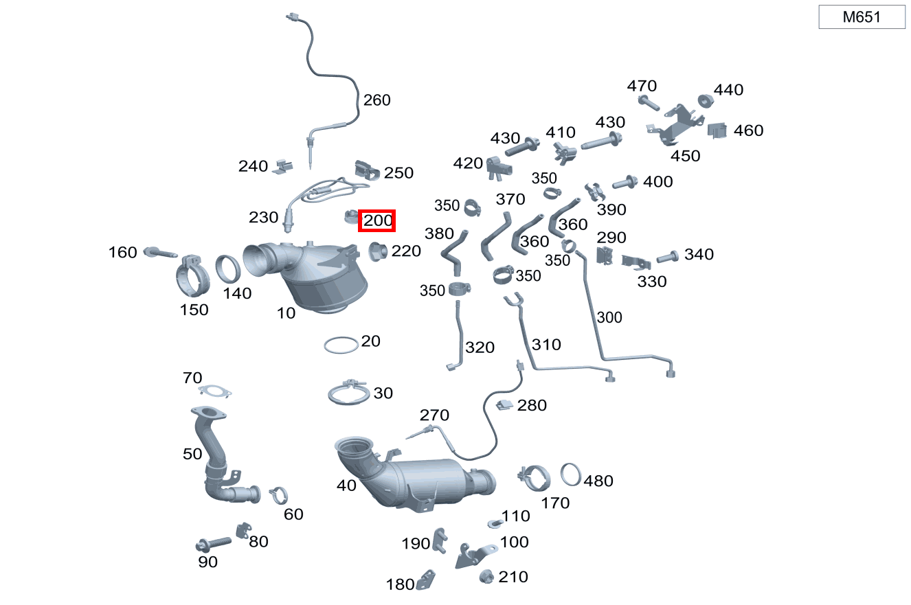 Sechskantmutter Katalysator an Halter; M8 SPORT-UTILITY-VEHICLE BRENNSTOFFZELLE 253 Sechskantmutter Katalysator an Halter; M8 SPORT-UTILITY-VEHICLE BRENNSTOFFZELLE 253