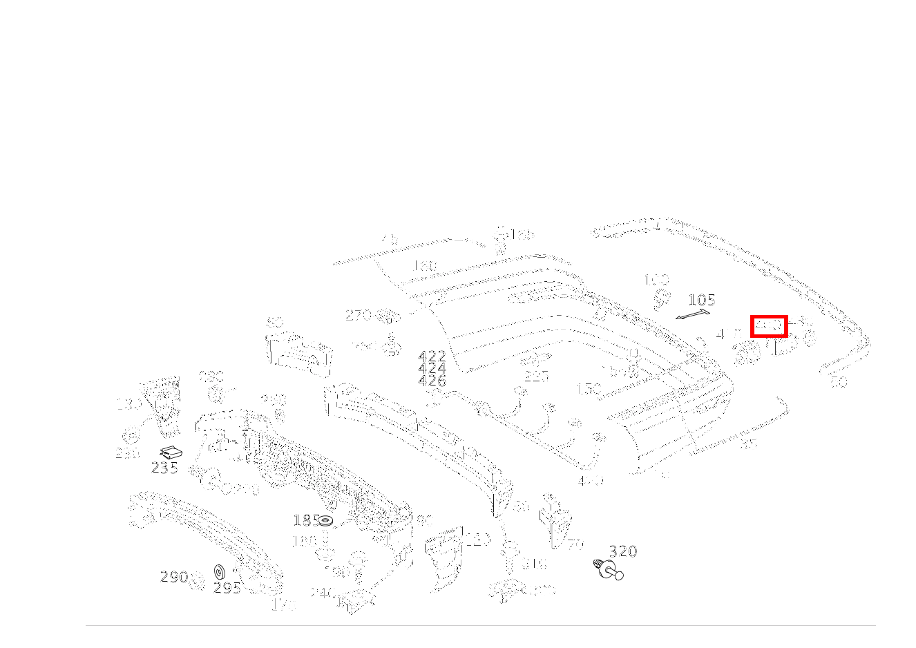 ABSTANDSSENSOR PARKTRONIC-SYSTEM C 220 d T-Modell 205 ABSTANDSSENSOR PARKTRONIC-SYSTEM C 220 d T-Modell 205