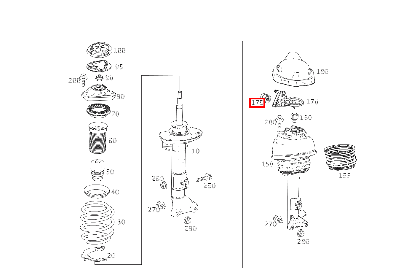 Anschlussstutzen Druckleitung E 400 T 4MATIC 212 Anschlussstutzen Druckleitung E 400 T 4MATIC 212