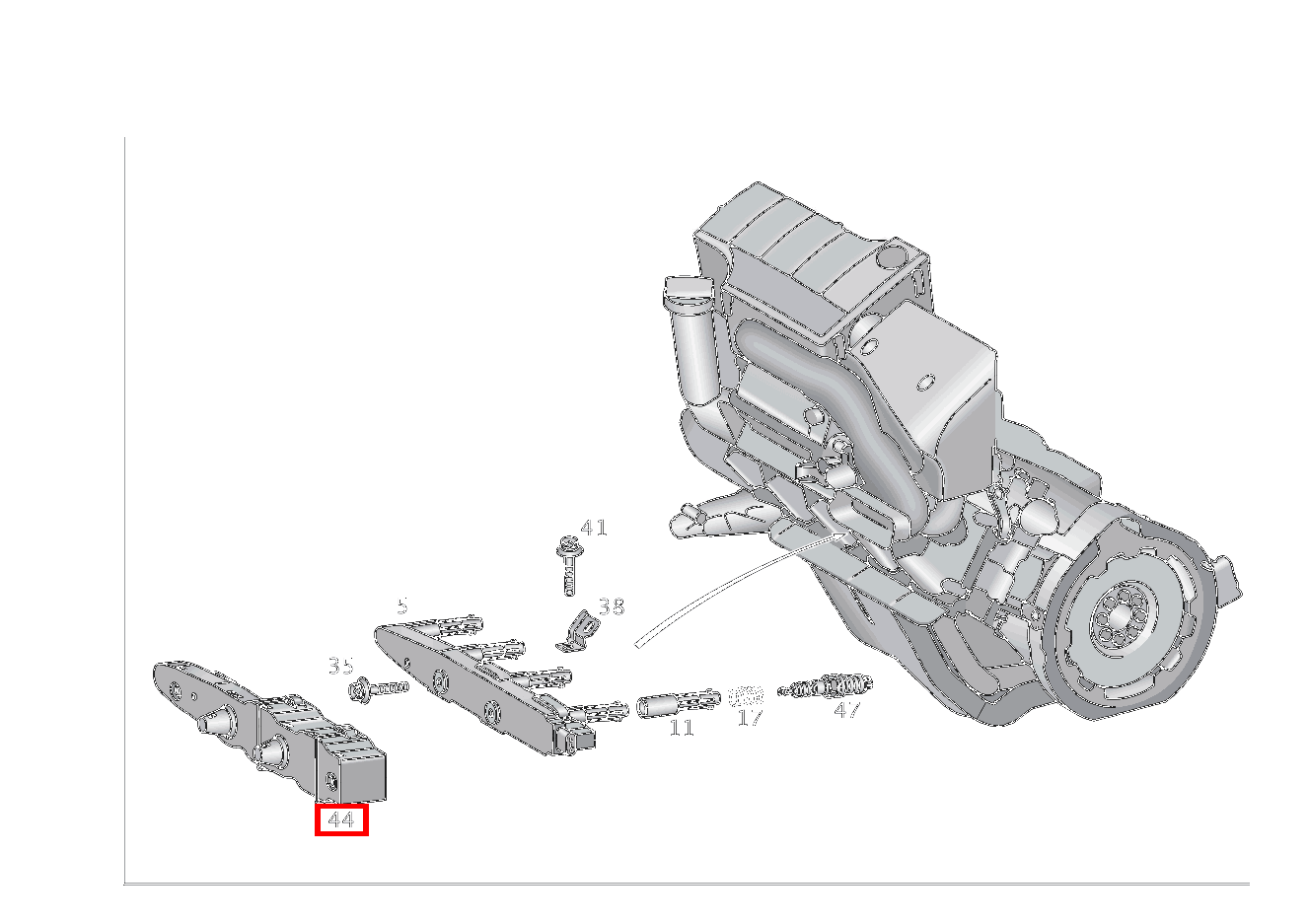 Schutzhaube ZUENDSPULE A 210 L EVOLUTION 168