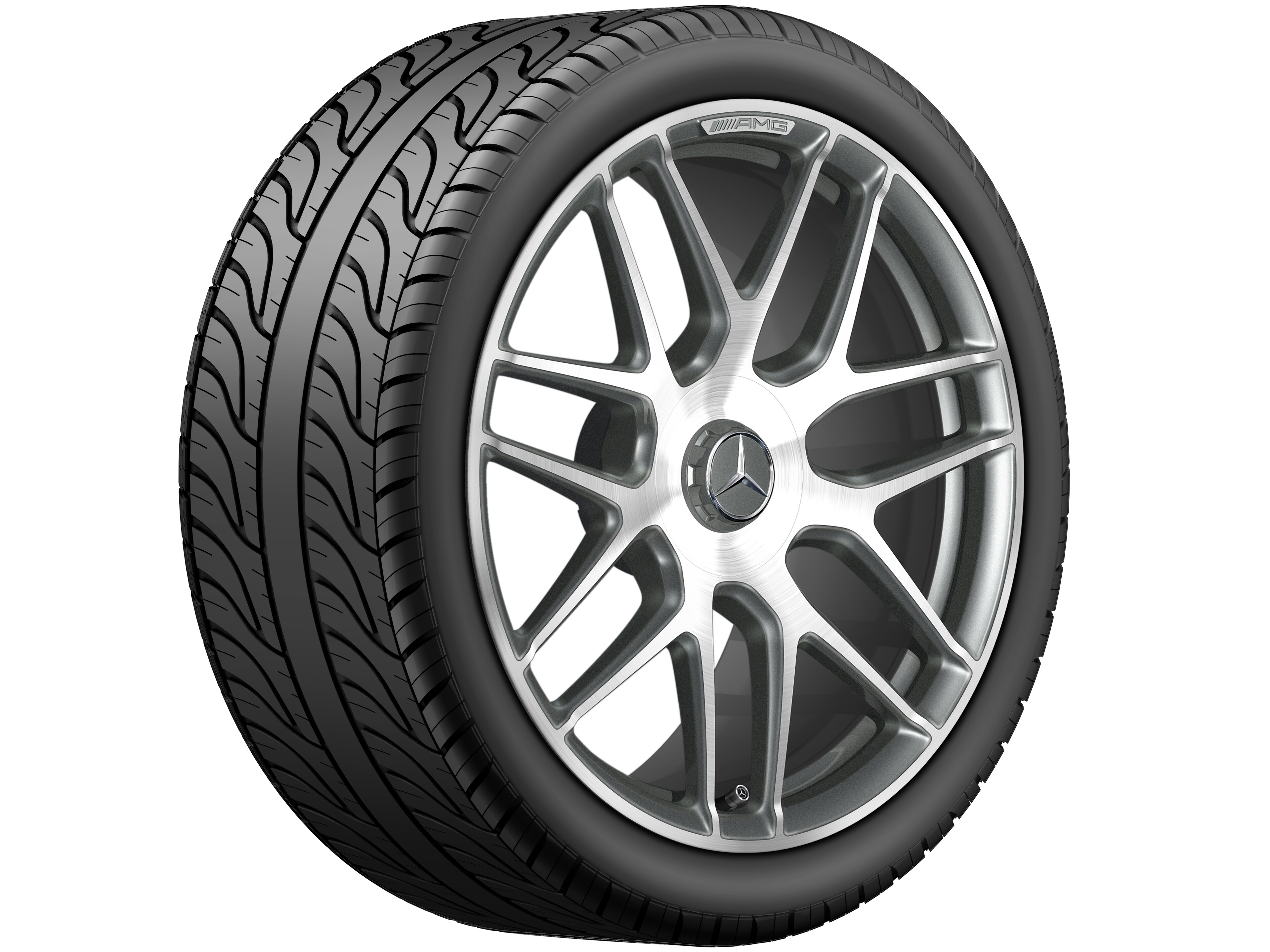 Mercedes-Benz - AMG Schmiederad im Kreuzspeichen-Design, 50,8 AMG Schmiederad im Kreuzspeichen-Design, 50,8