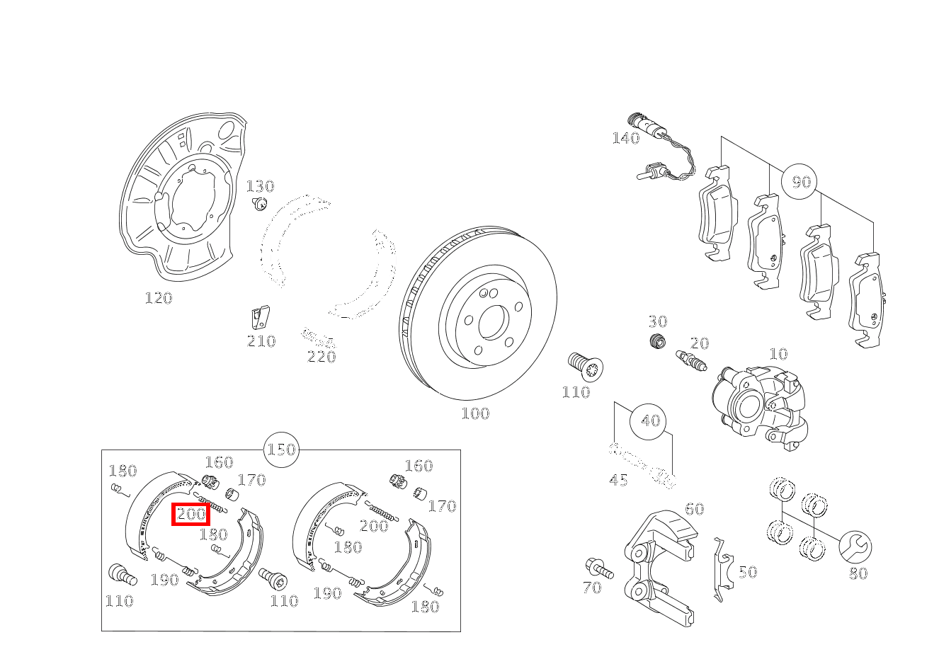 Zugfeder BREMSBACKENRUECKZUGFEDER AN NACHSTELLUNG CL500 4M BE 216 Zugfeder BREMSBACKENRUECKZUGFEDER AN NACHSTELLUNG CL500 4M BE 216
