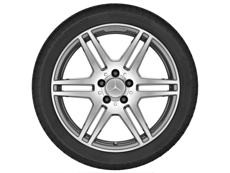 Original AMG 18 Zoll AMG 6-Doppelspeichen-Rad silber glanzgedreht 