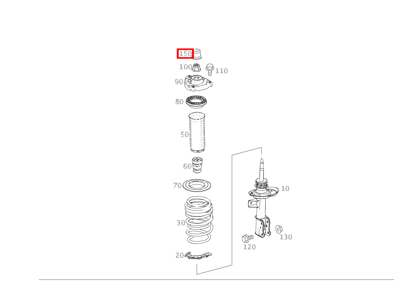 Staubschutzkappe Oben links und rechts CLA 250 4MATIC Coupé 117
