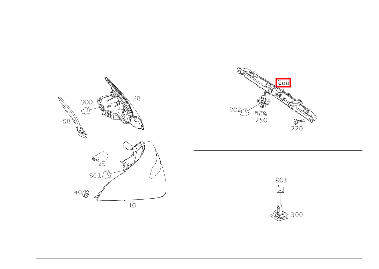 Zusatzbremsleuchte 220 A 180