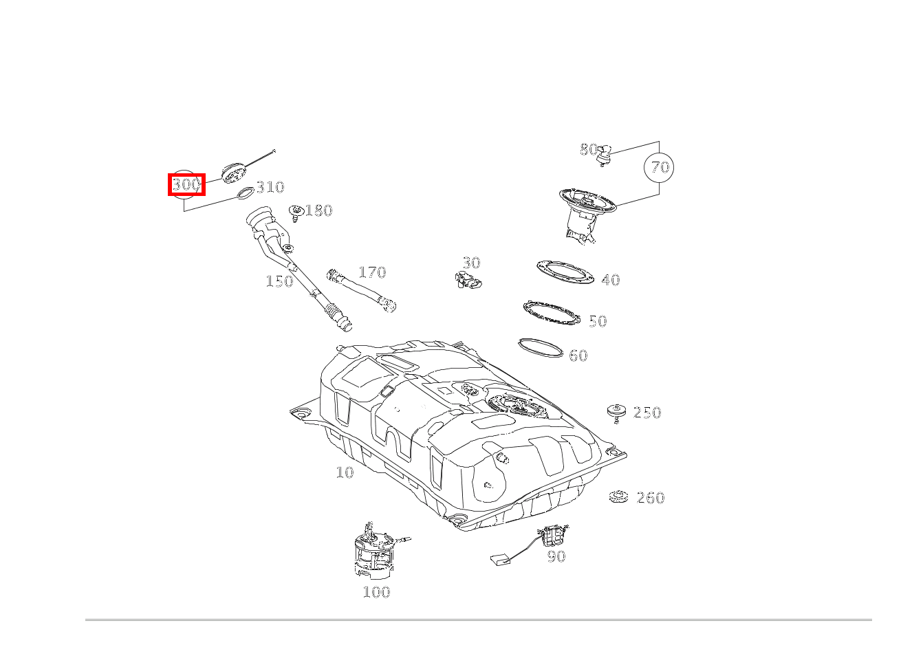 Tankdeckel Mit Fangband Mercedes-AMG GT S 197