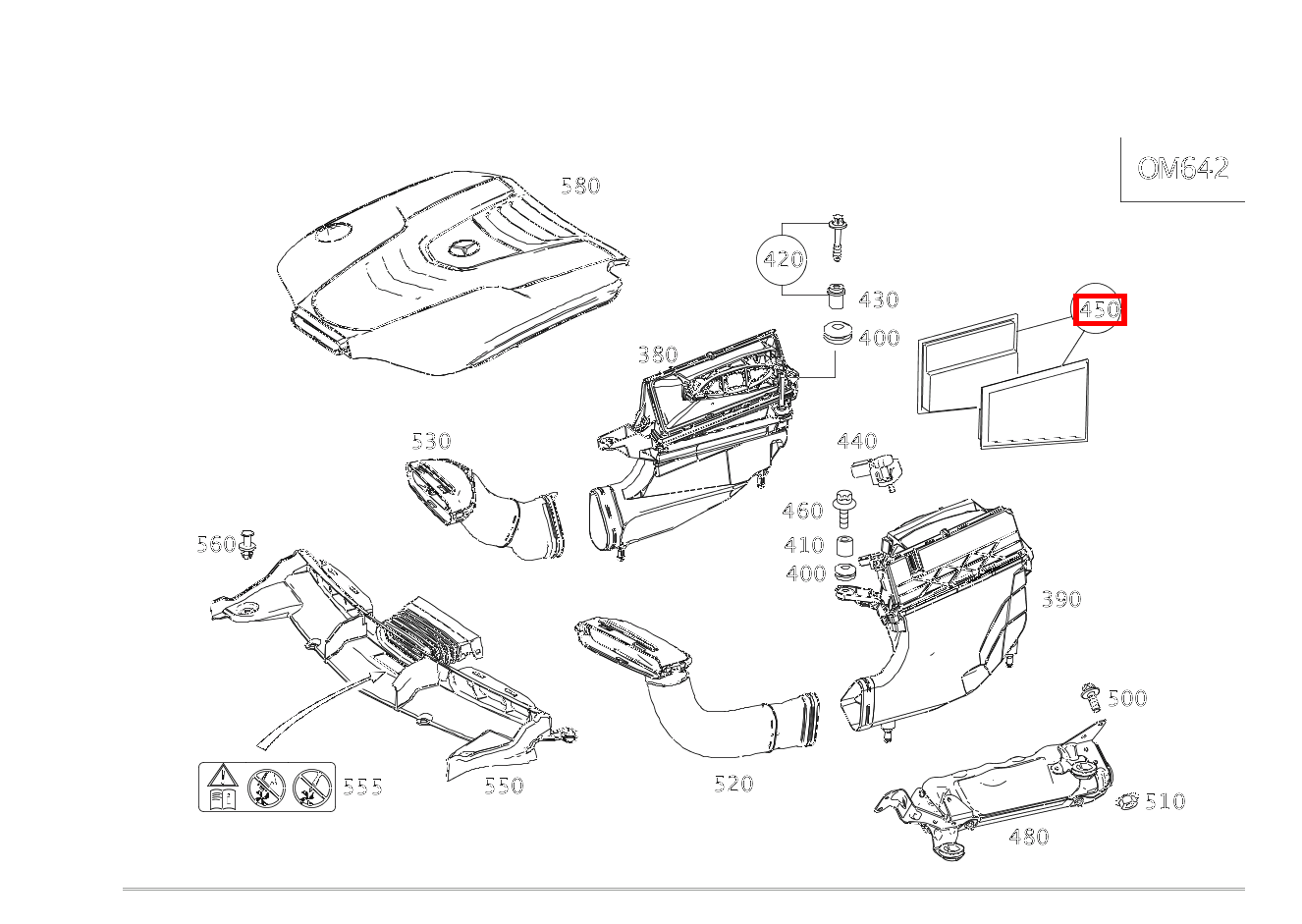Teilesatz Filtereinsatz Teilesatz links und rechts E 350 d 4MATIC Cabriolet 238 Teilesatz Filtereinsatz Teilesatz links und rechts E 350 d 4MATIC Cabriolet 238
