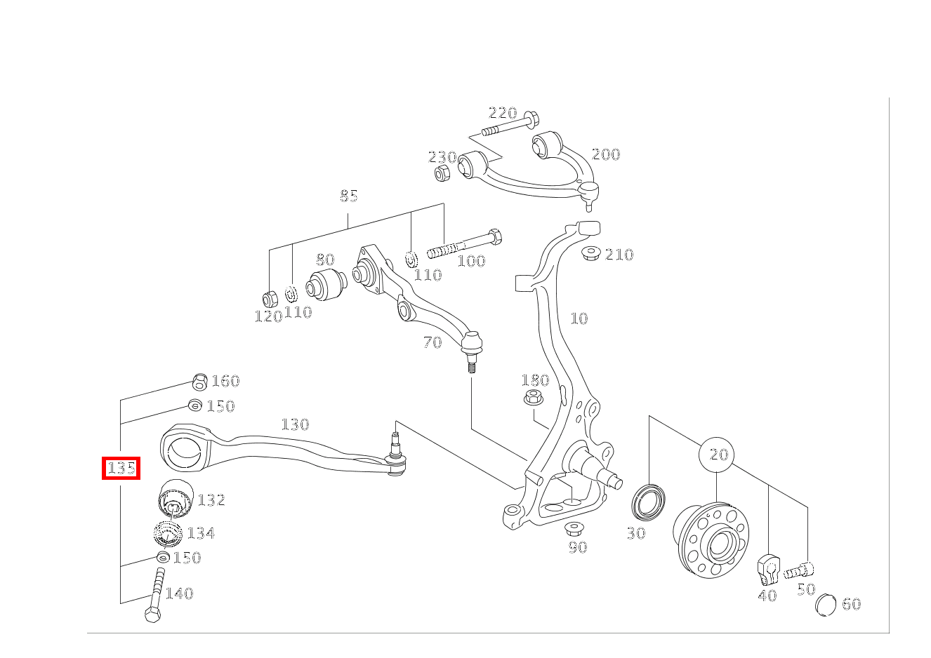 TEILESATZ STELLSCHRAUBE Nur für Einstellarbeiten CL500 4M BE 216