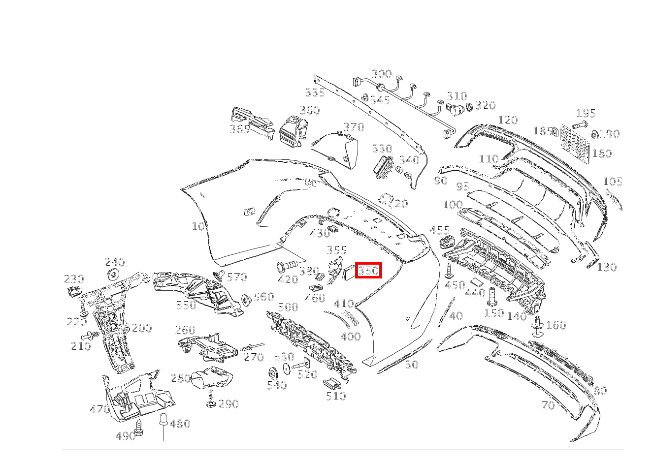 Radarsensor Stoßfänger hinten links und rechts S 65 AMG Coupé 217 Radarsensor Stoßfänger hinten links und rechts S 65 AMG Coupé 217