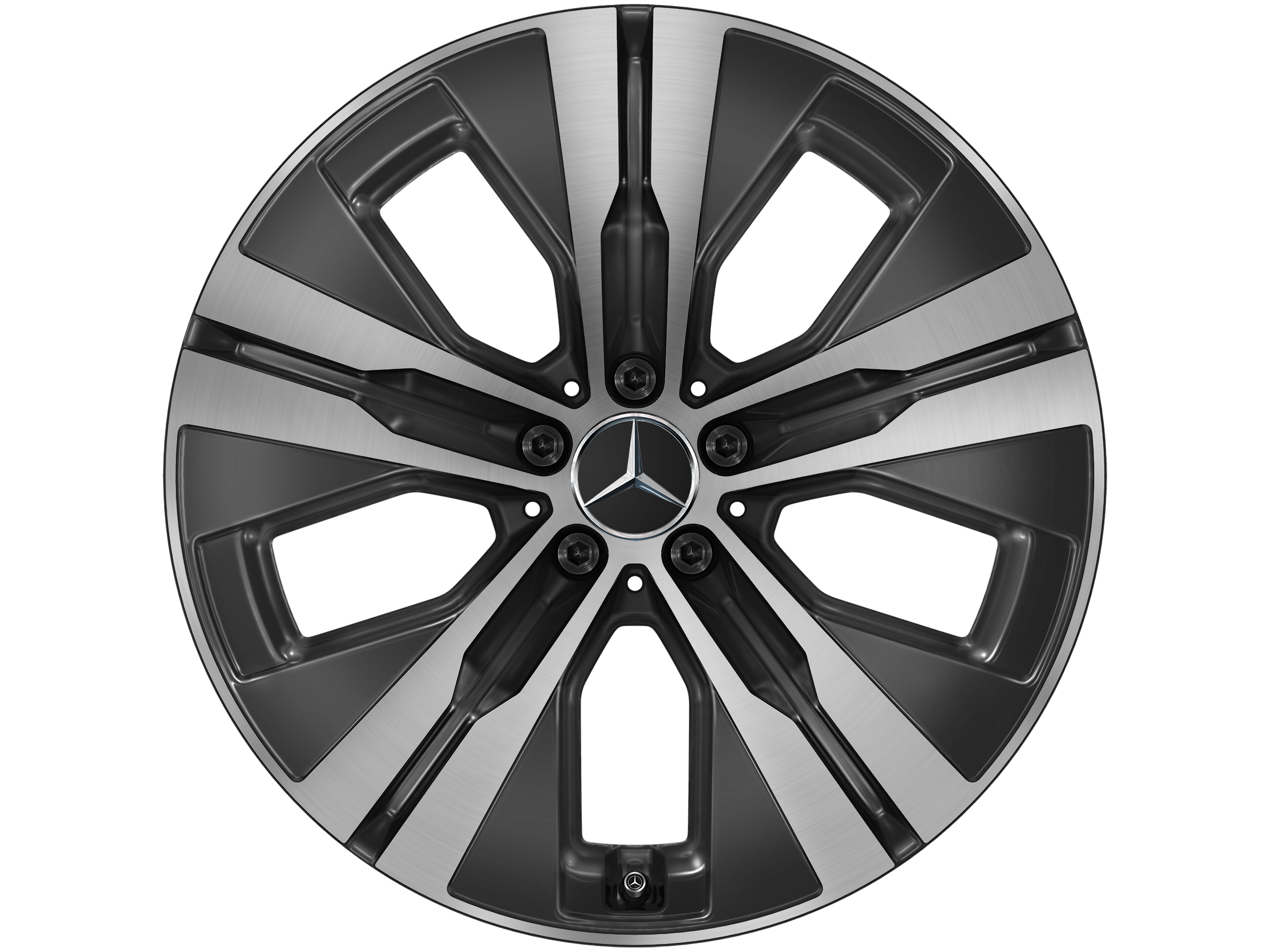 5-Speichen-Rad, Aero, 50,8 cm (20 Zoll), glanzgedr
