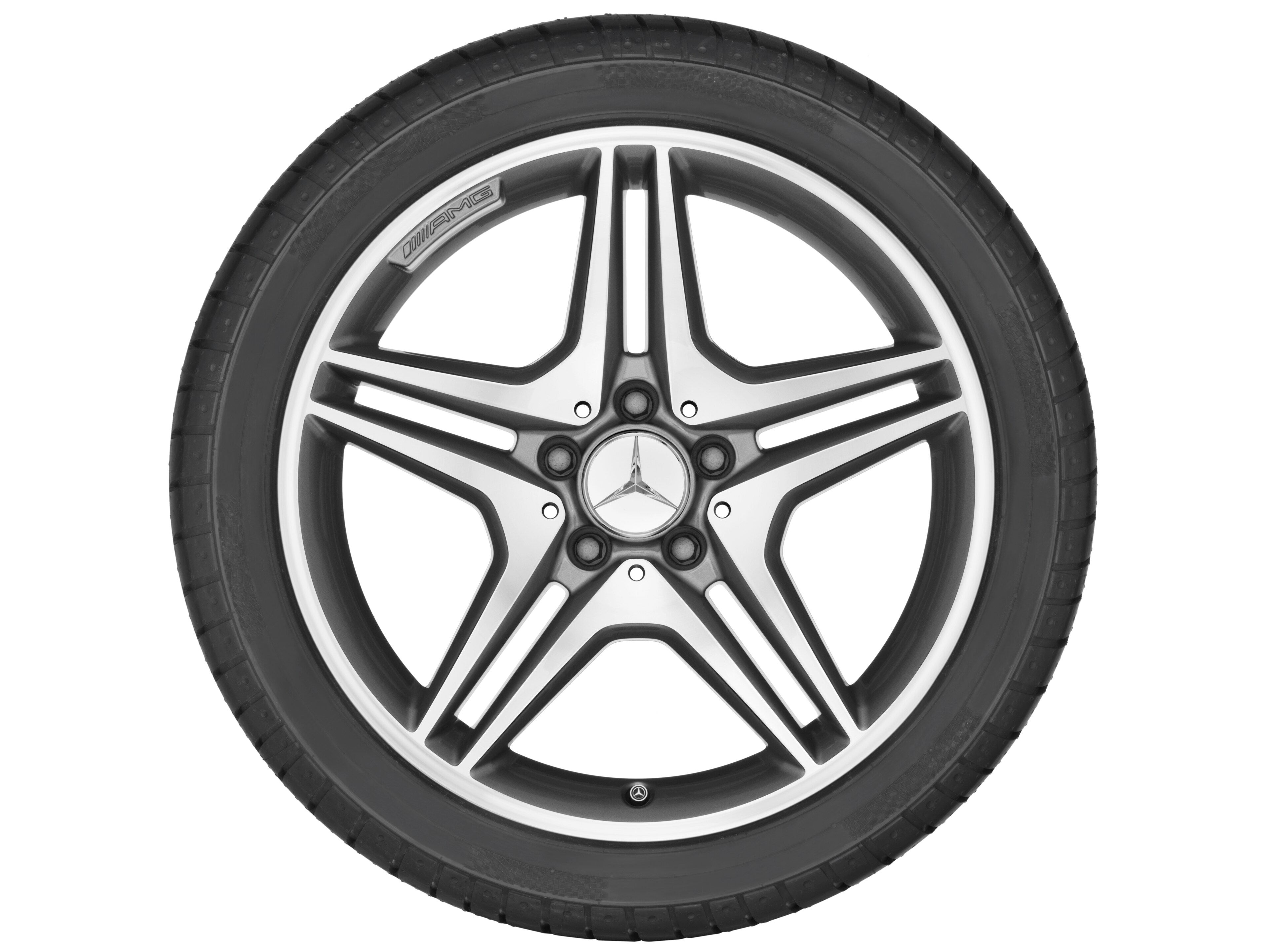 Mercedes-Benz - AMG 5-Doppelspeichen-Rad, 45,7 cm (18 Zoll) AMG 5-Doppelspeichen-Rad, 45,7 cm (18 Zoll)