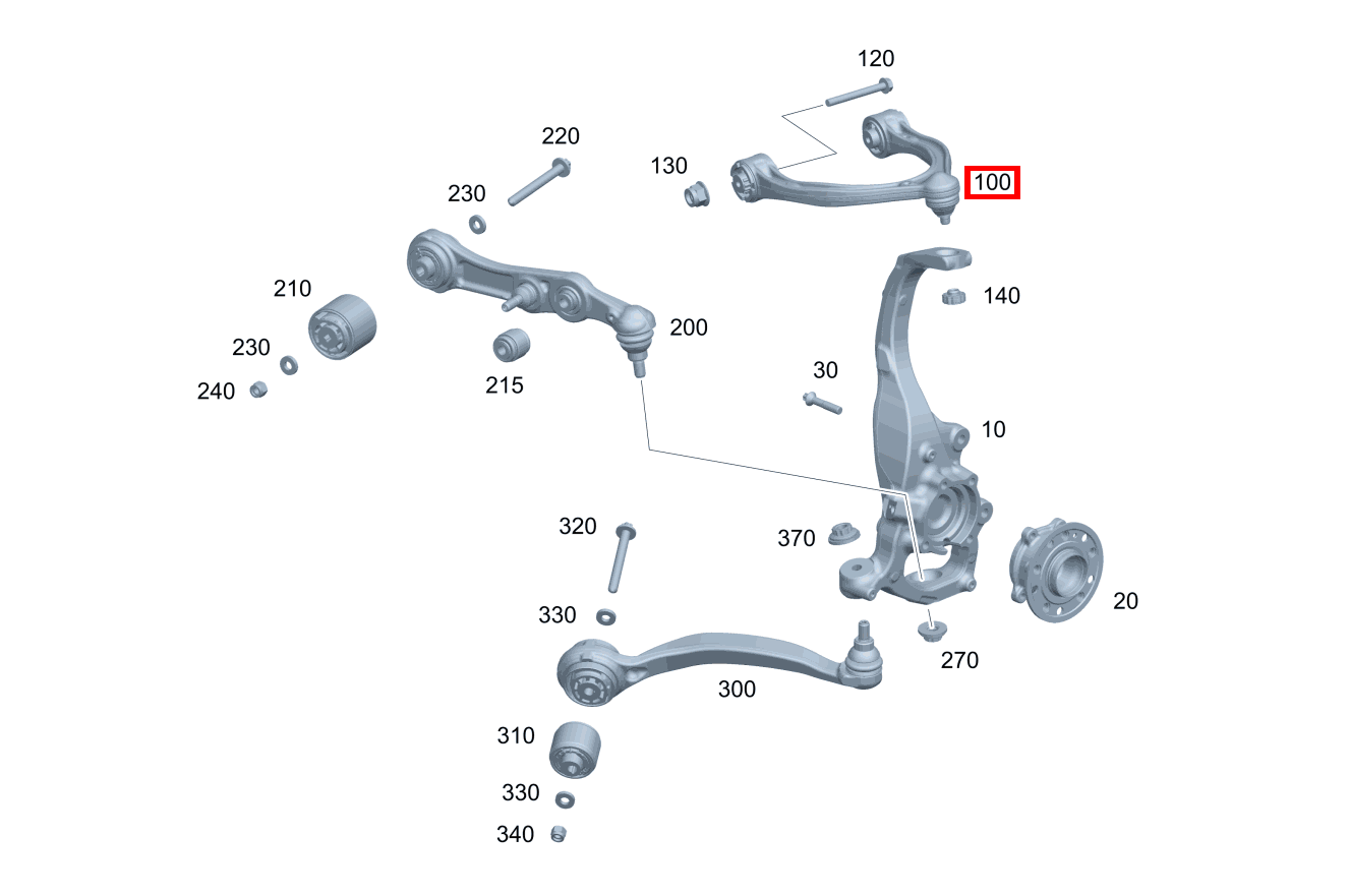 Querlenker LINKS E 300 Cabriolet 238 Querlenker LINKS E 300 Cabriolet 238