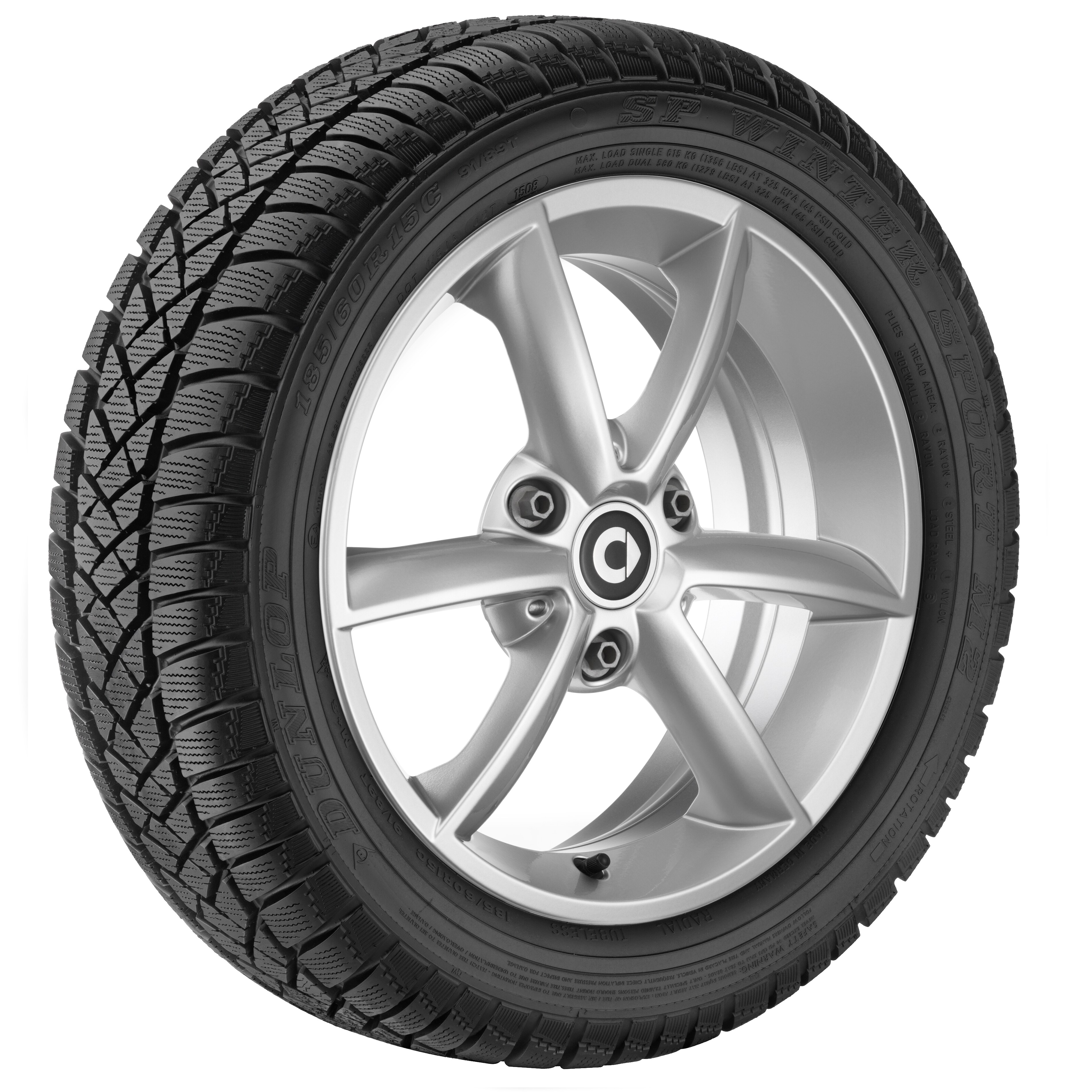 Mercedes-Benz - smart 6-Speichen-Rad, 15 Zoll smart 6-Speichen-Rad, 15 Zoll